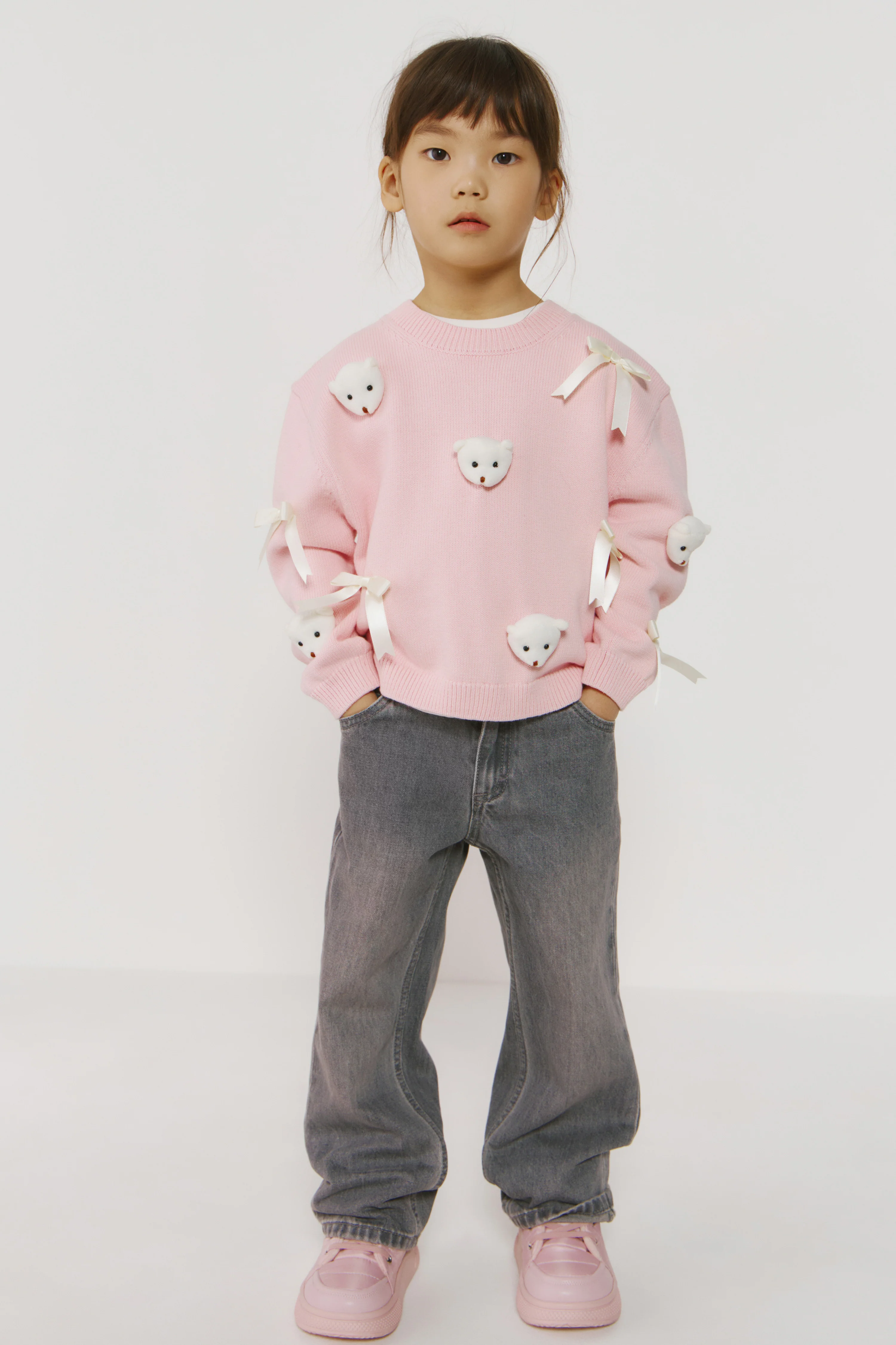 APPLIQUÉ-DETAIL SWEATER - Image 3