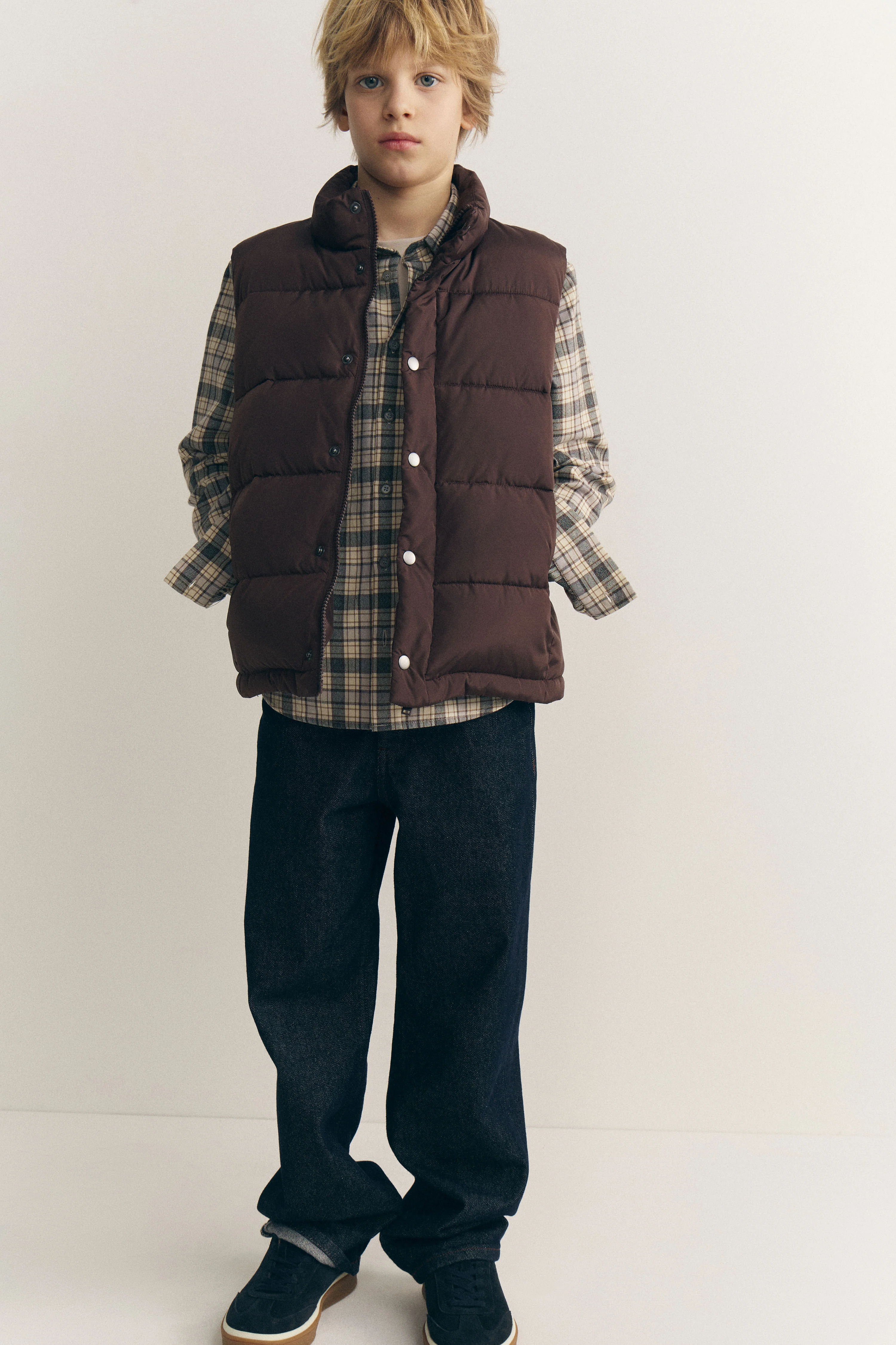 CHECKED COTTON SHIRT - Image 3