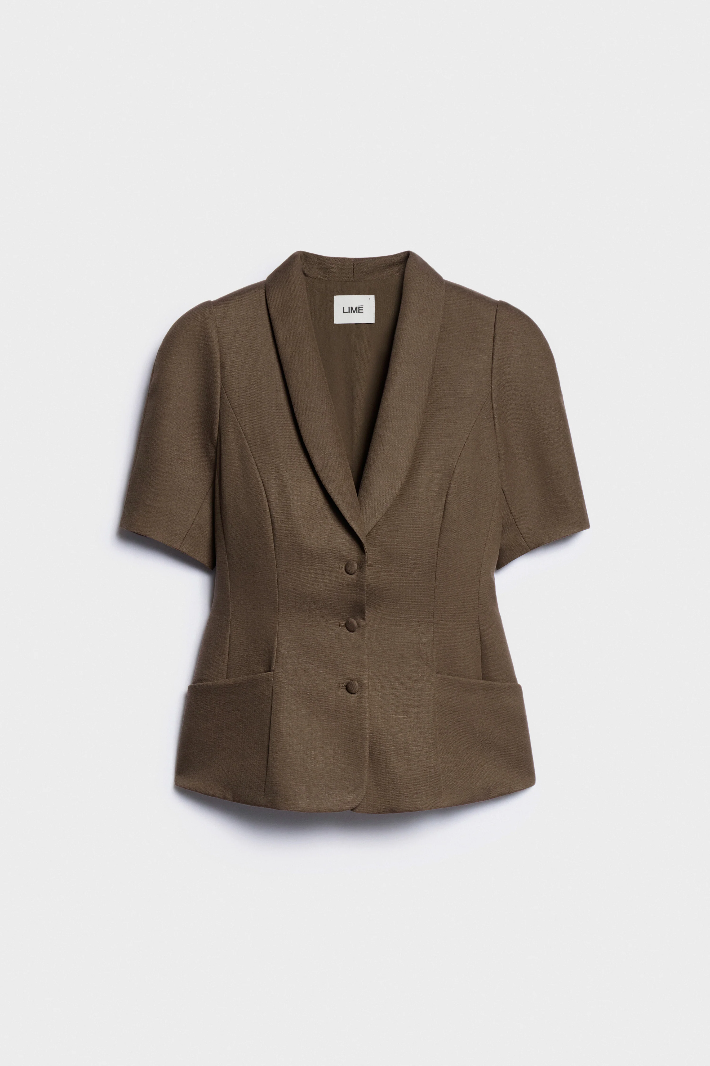 CORSET-STYLE LYOCELL-LINEN BLAZER - Image 5