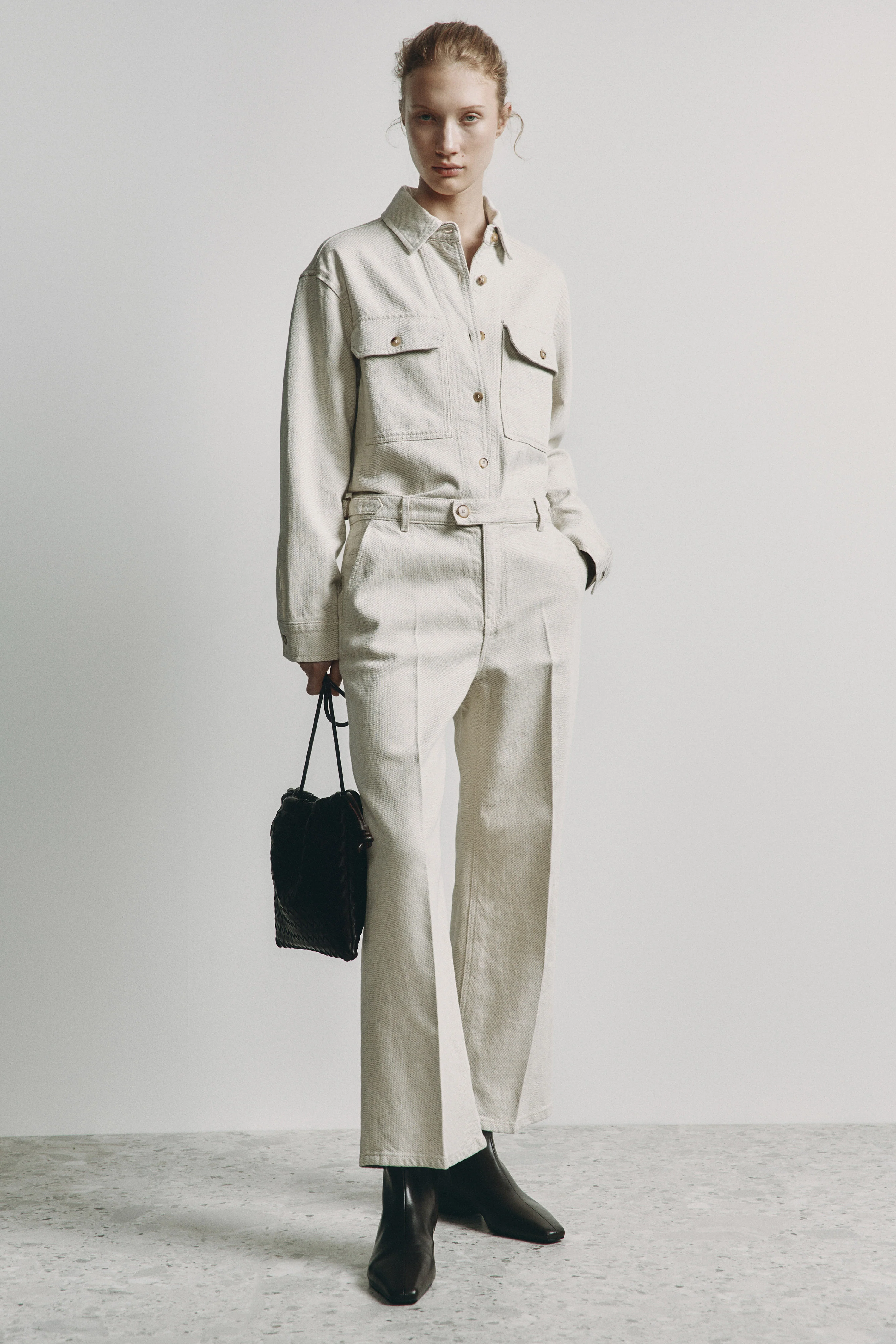 COTTON-LINEN DENIM SHIRT - Image 3