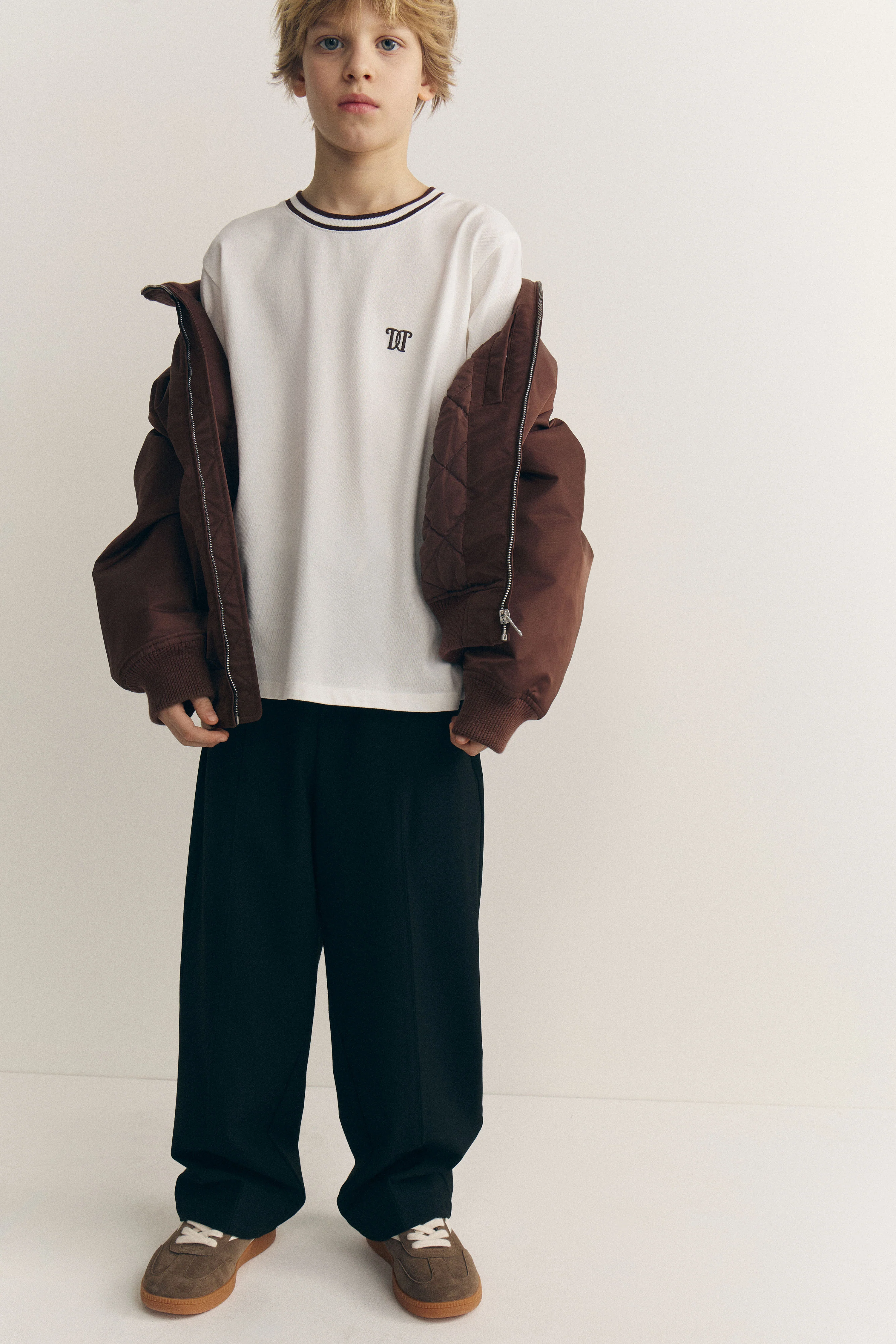 EMBROIDERED COTTON T-SHIRT
