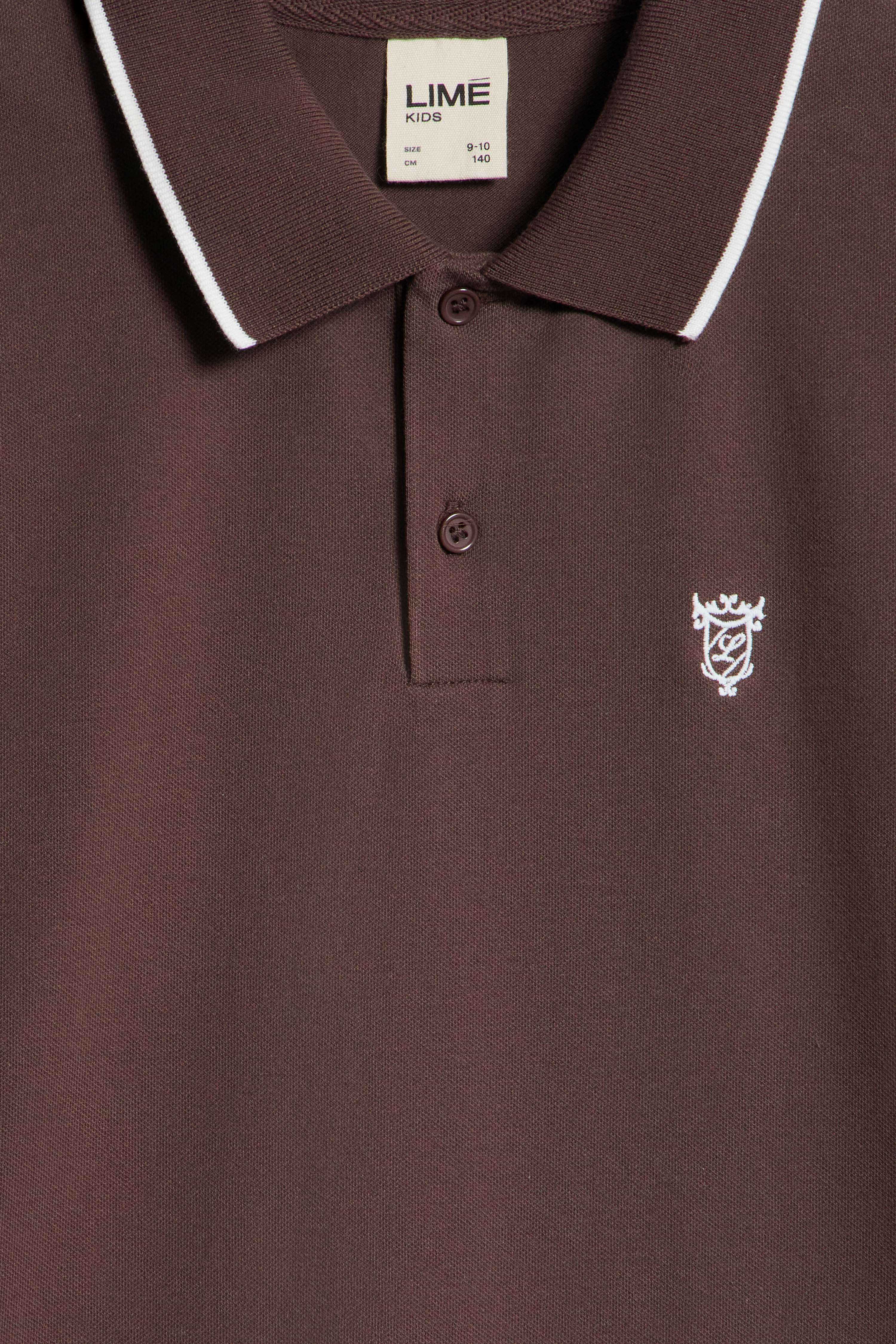 EMBROIDERED PIQUÉ POLO T-SHIRT - Image 3