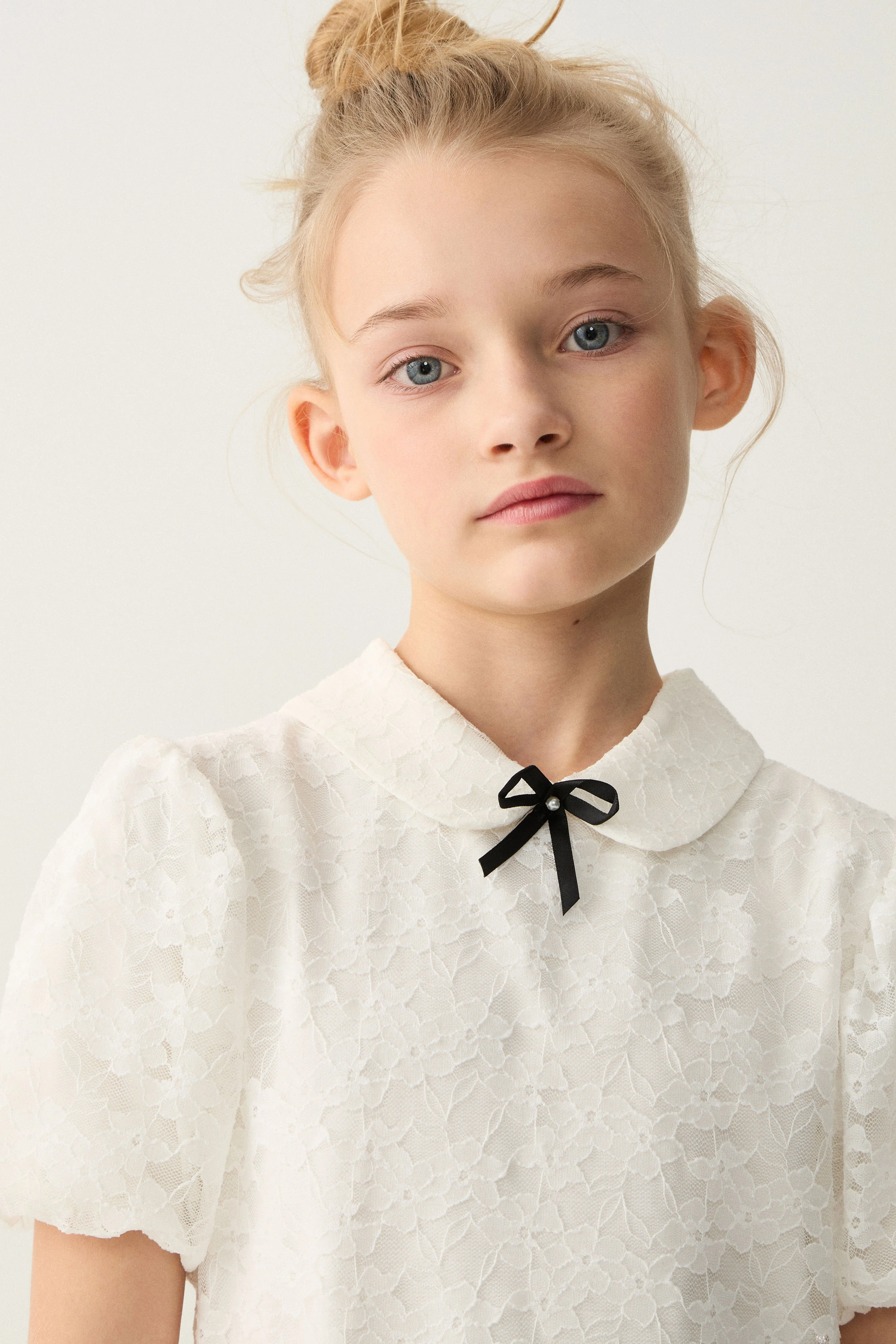 FLARED LACE DRESS - Image 9