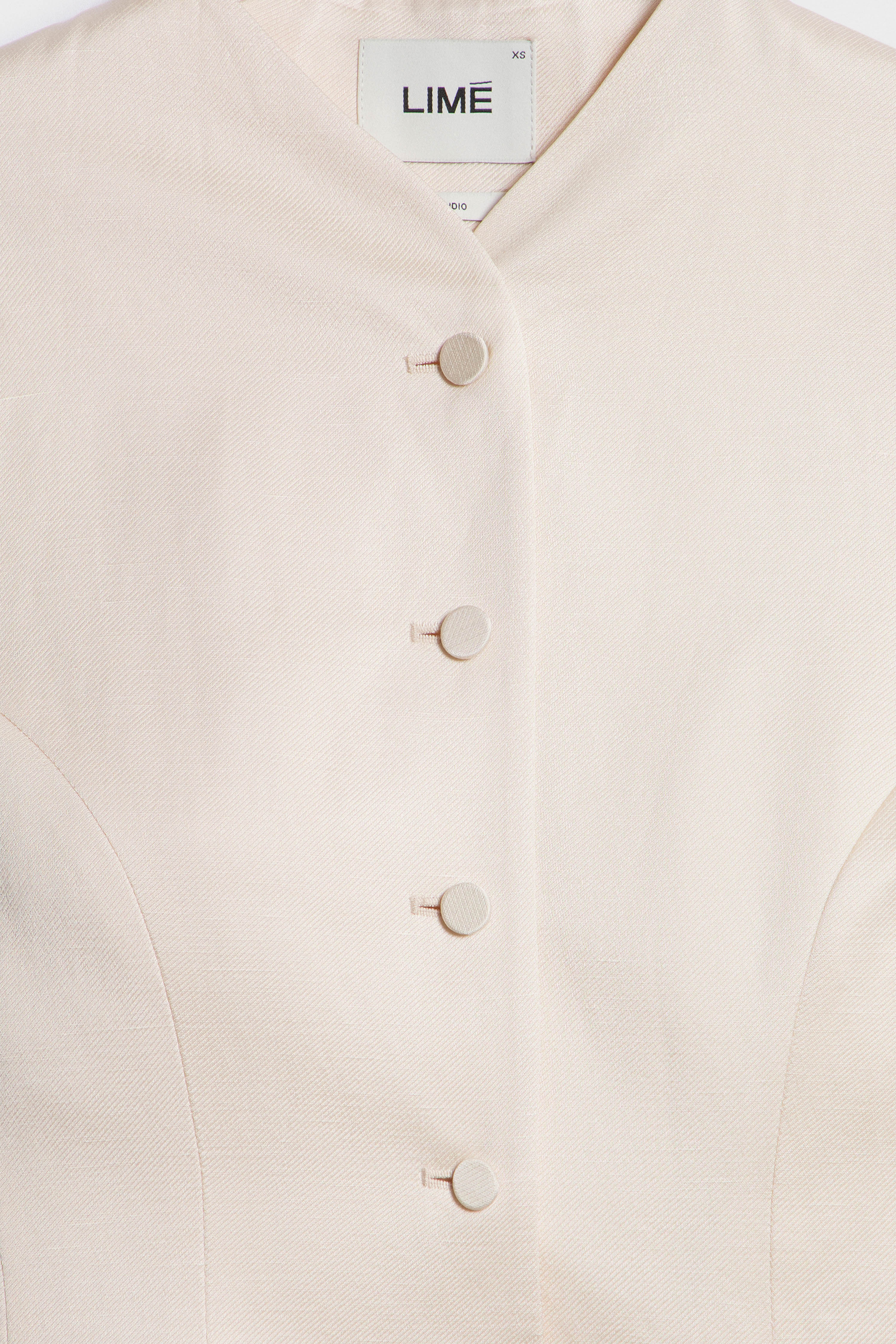 HOURGLASS VISCOSE-LINEN TOP - Image 7