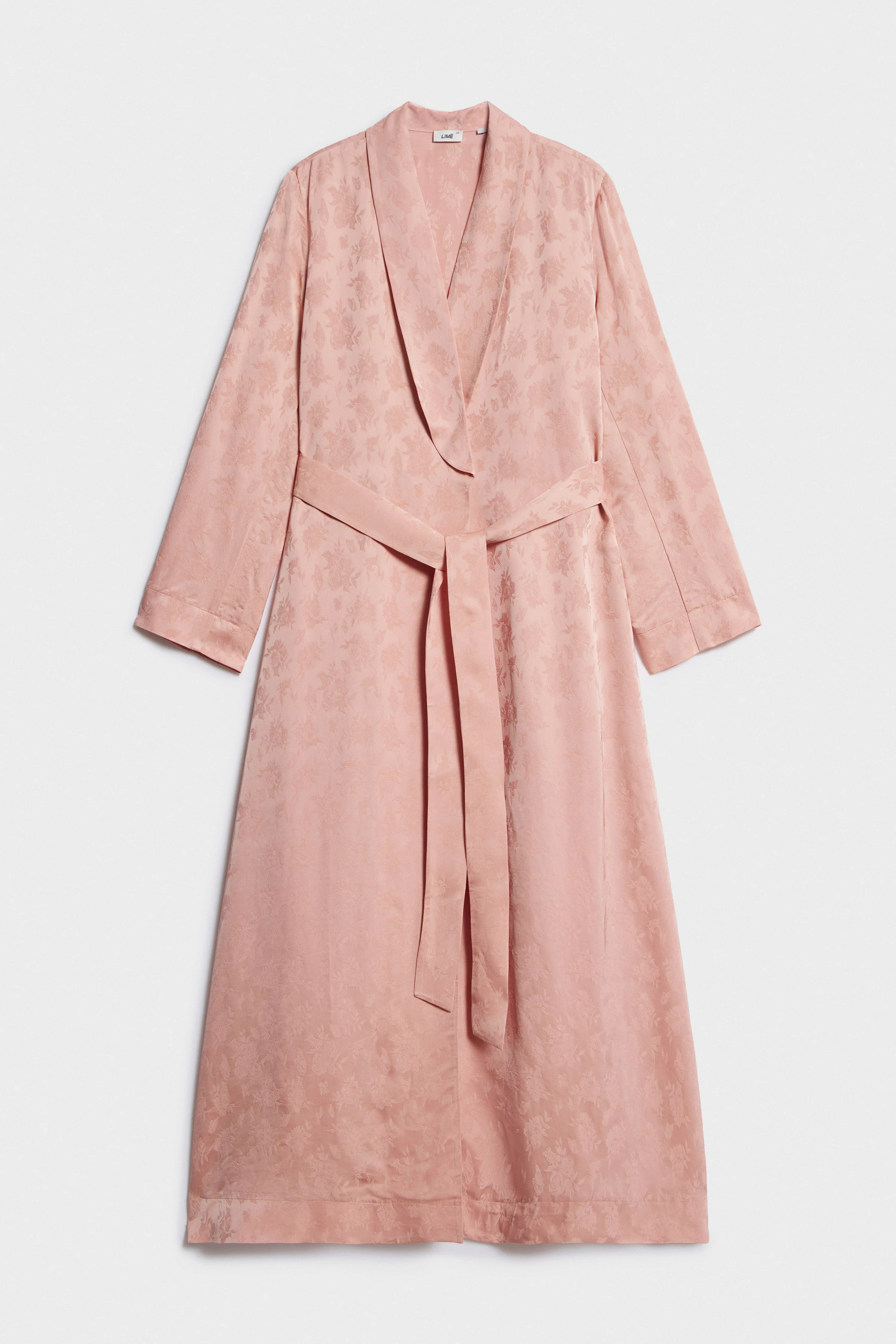 JACQUARD-WEAVE MAXI KIMONO - Image 4