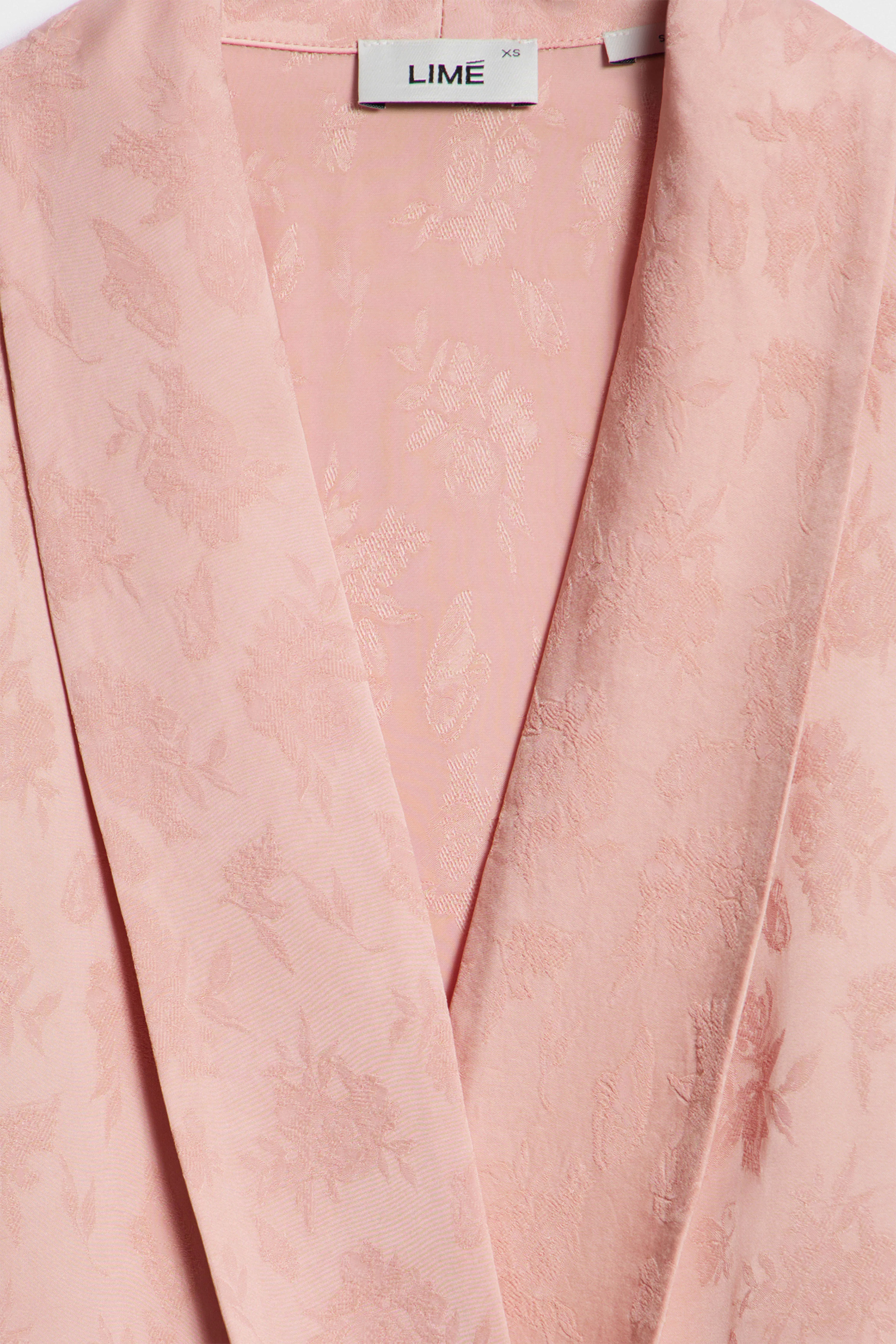 JACQUARD-WEAVE MAXI KIMONO - Image 6
