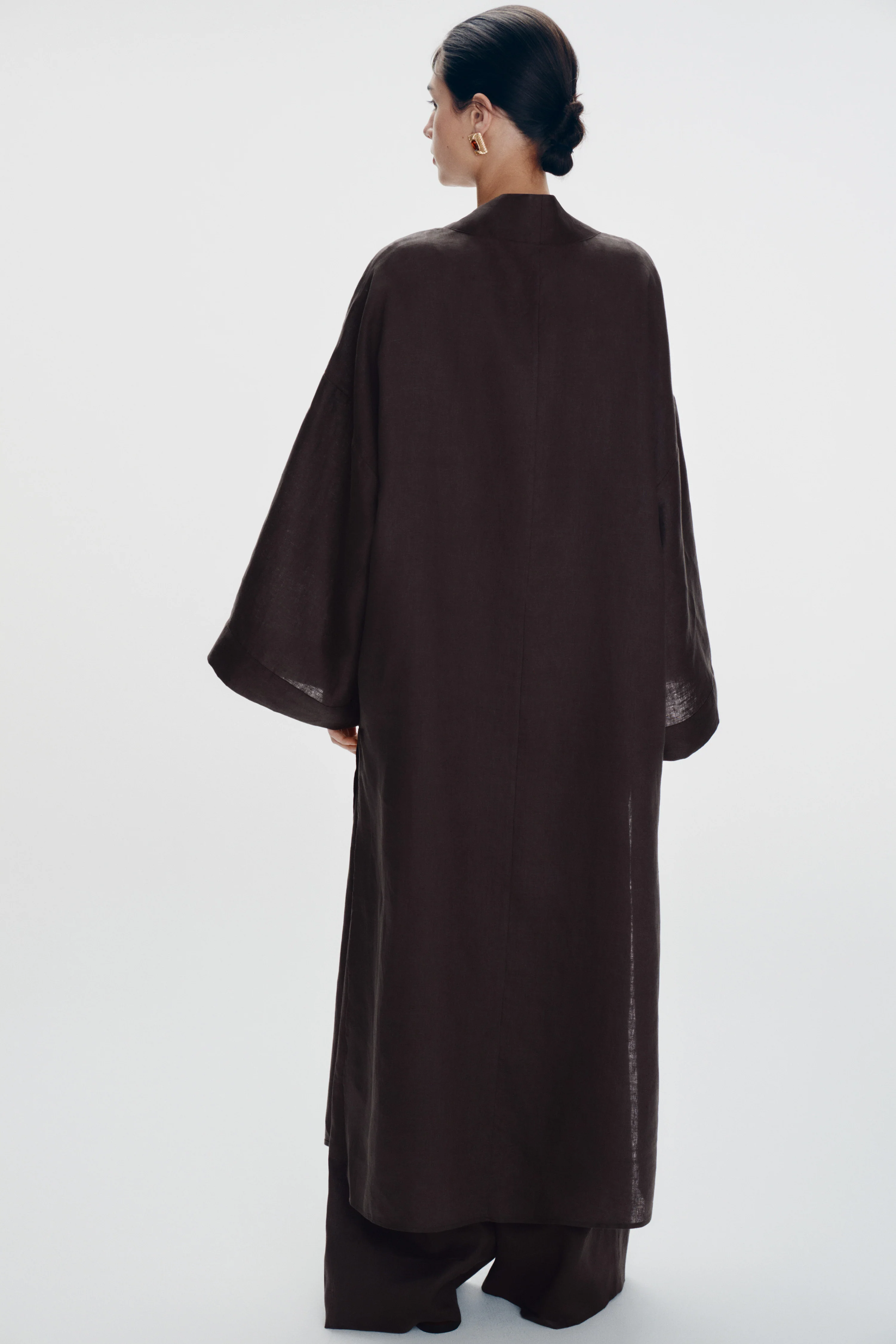 OVERSIZE LINEN KIMONO - Image 4