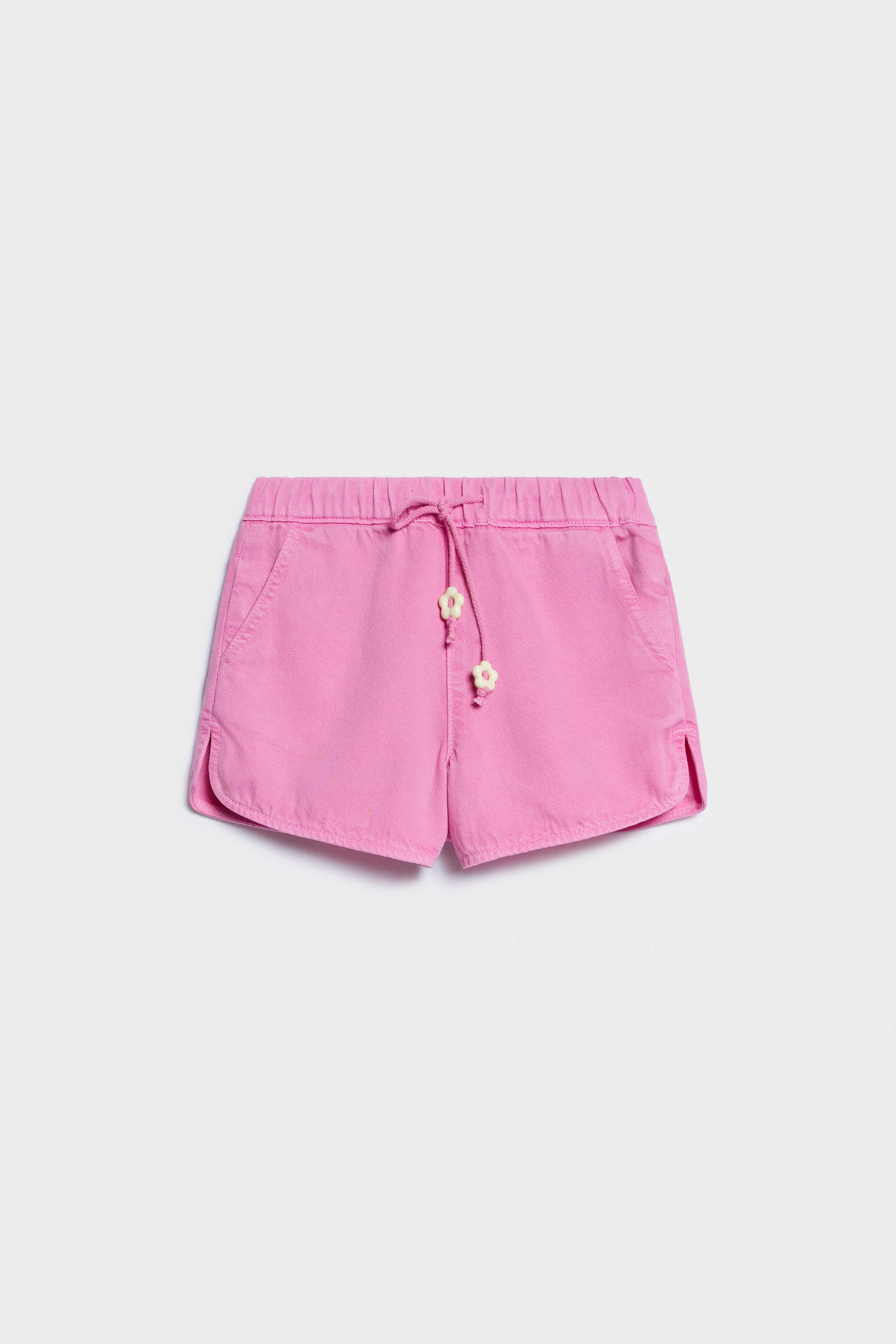 LYOCELL-COTTON DENIM SHORTS - Image 3
