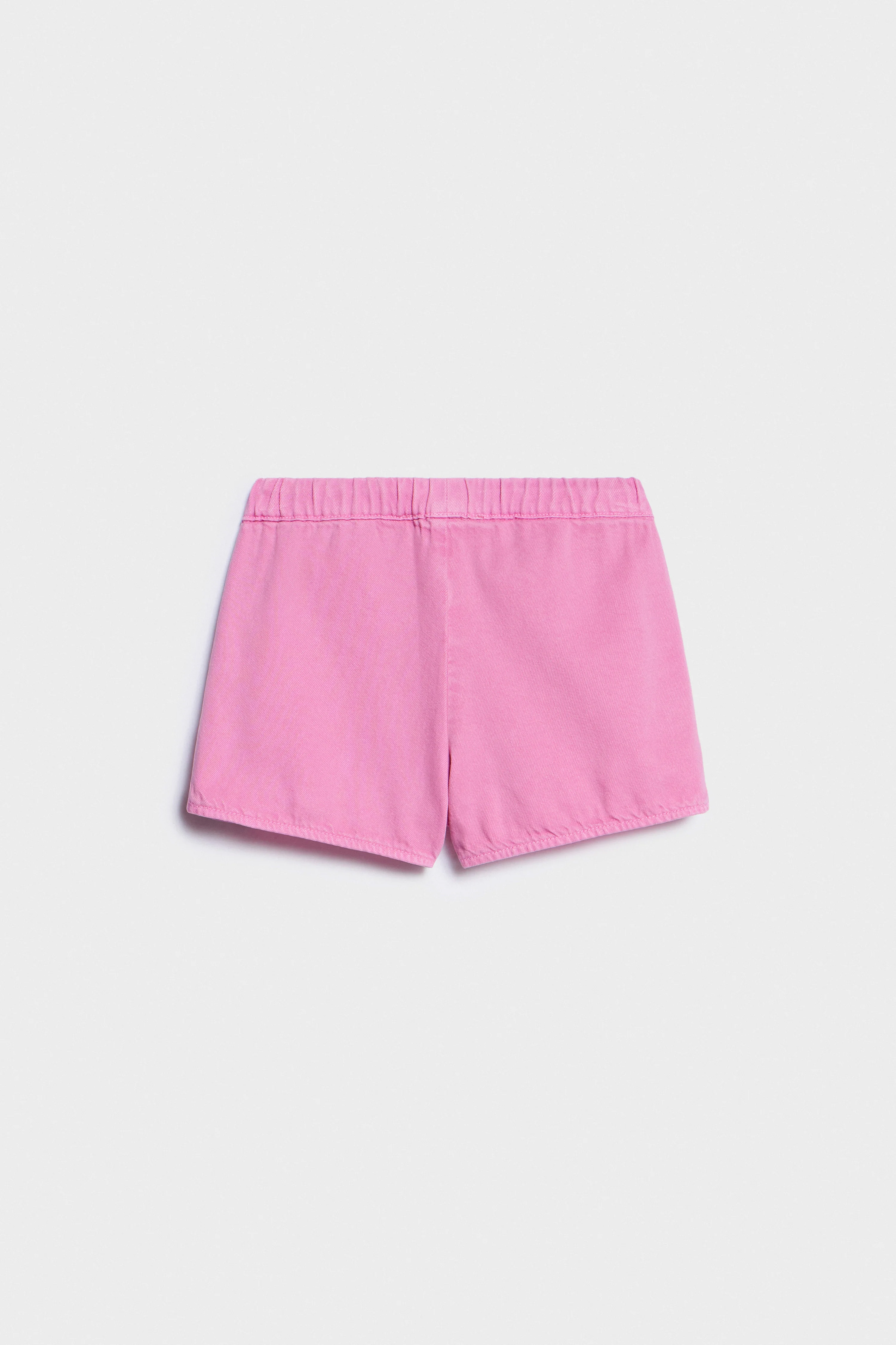 LYOCELL-COTTON DENIM SHORTS - Image 4