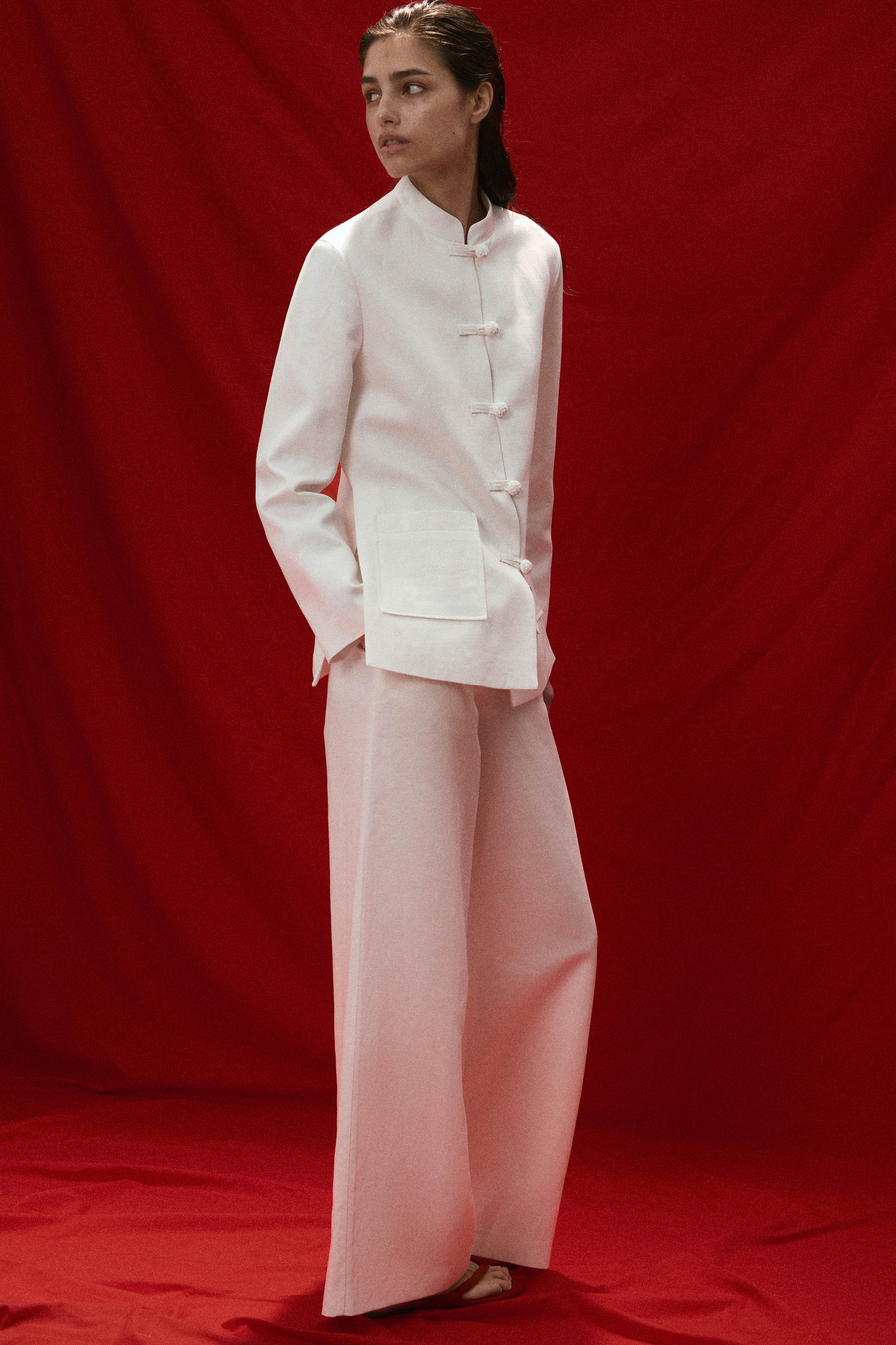 LYOCELL-LINEN ORIENTAL-STYLE BLAZER - Image 2