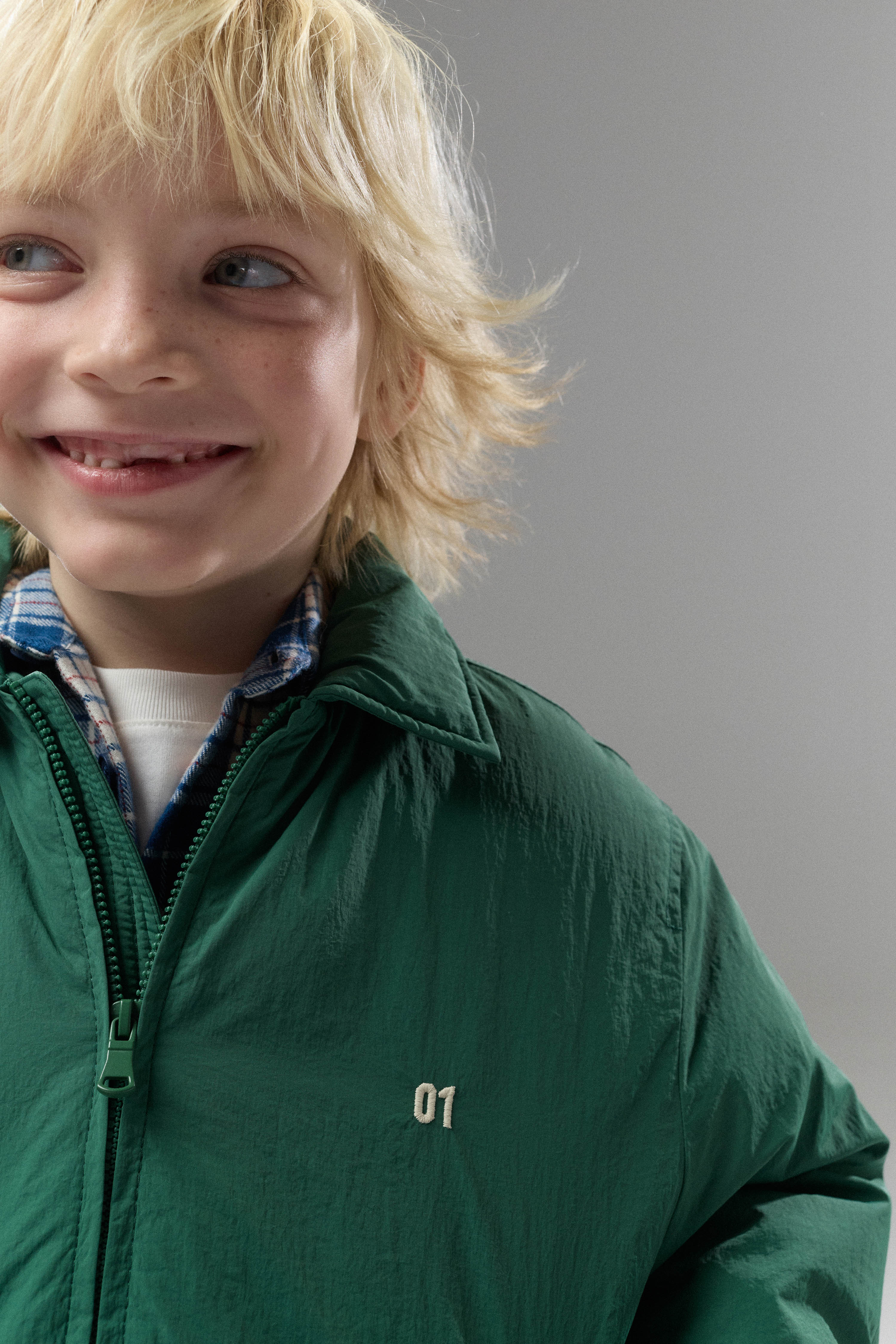 COLLARED PUFFER JACKET