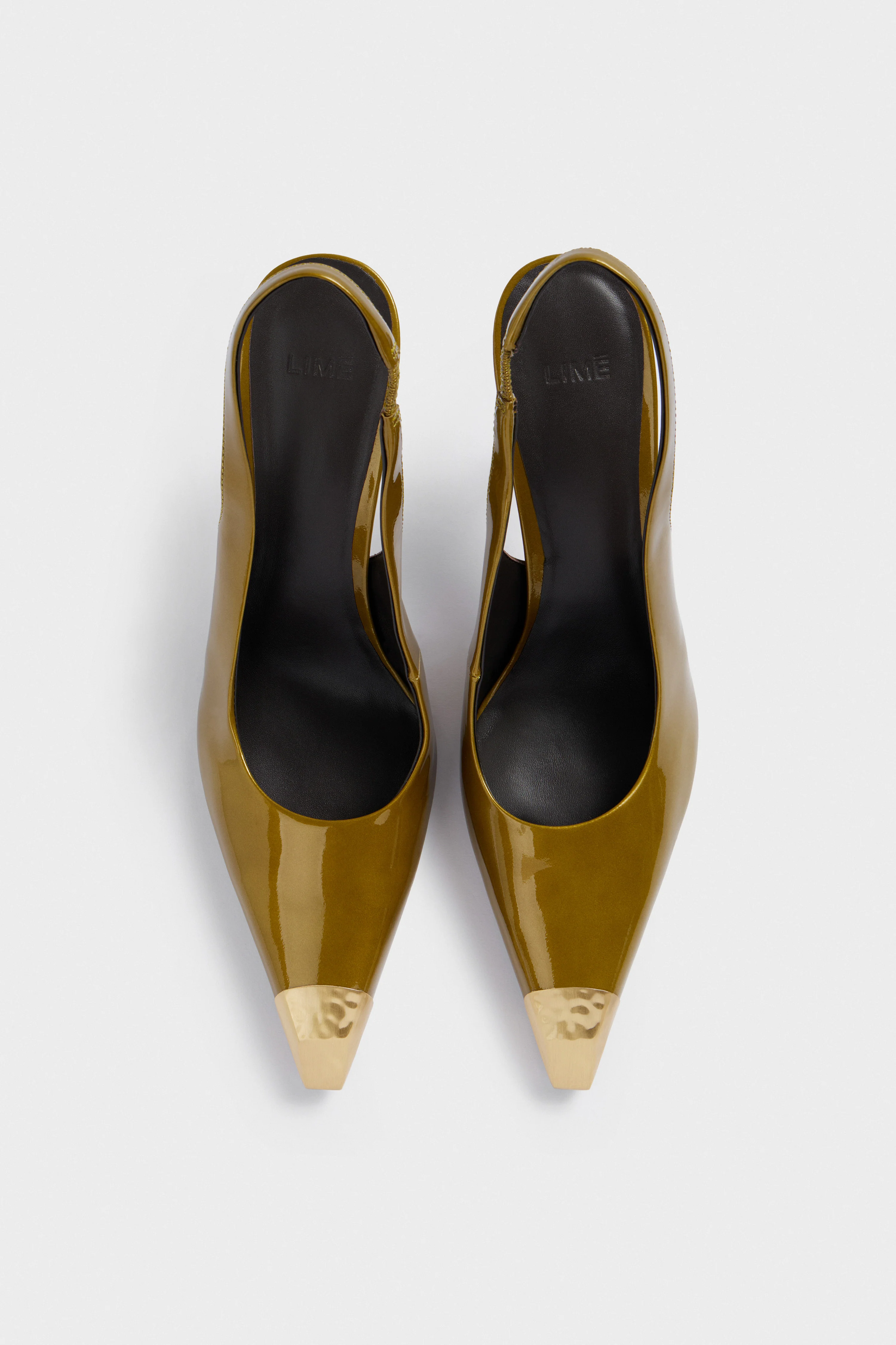 PATENT EFFECT LEATHER SLINGBACKS - Image 6