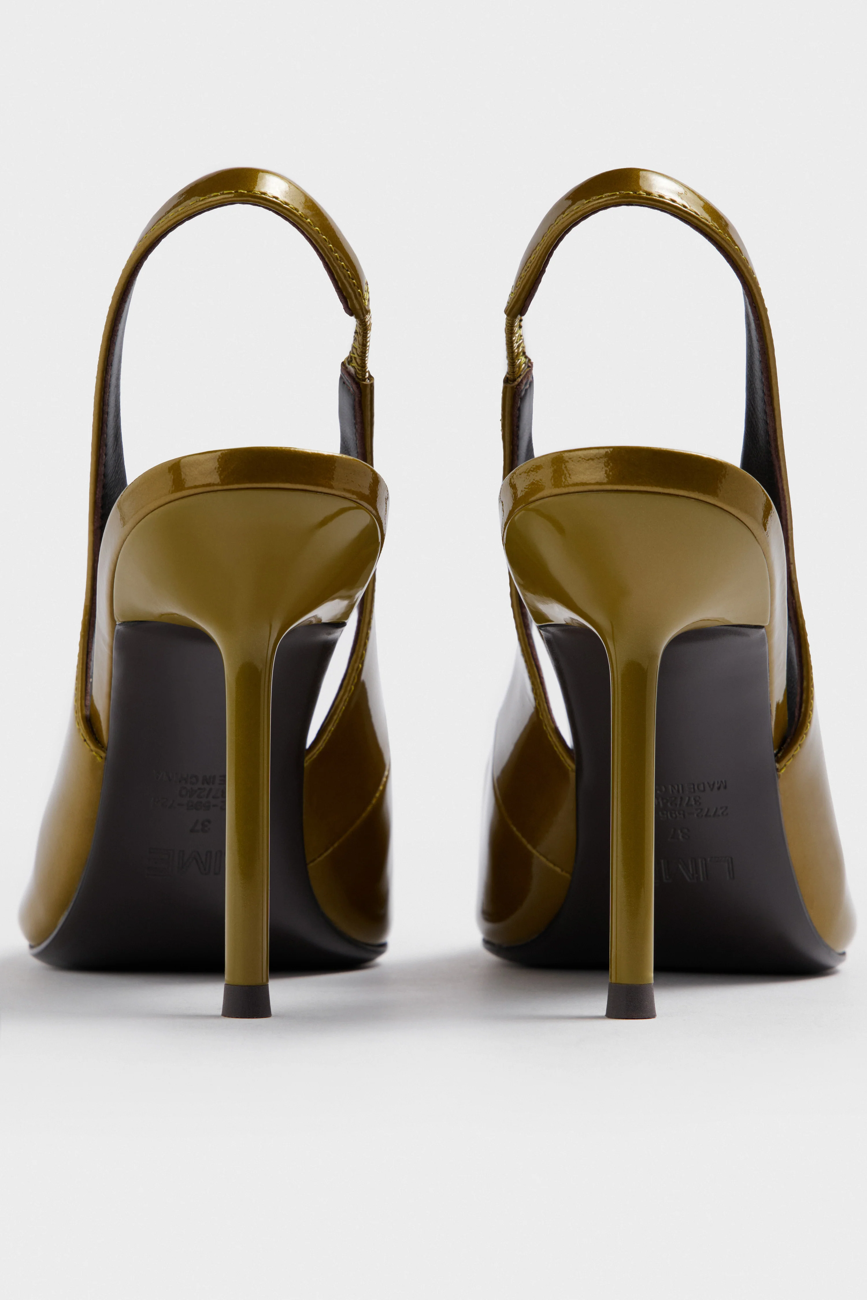 PATENT EFFECT LEATHER SLINGBACKS - Image 7