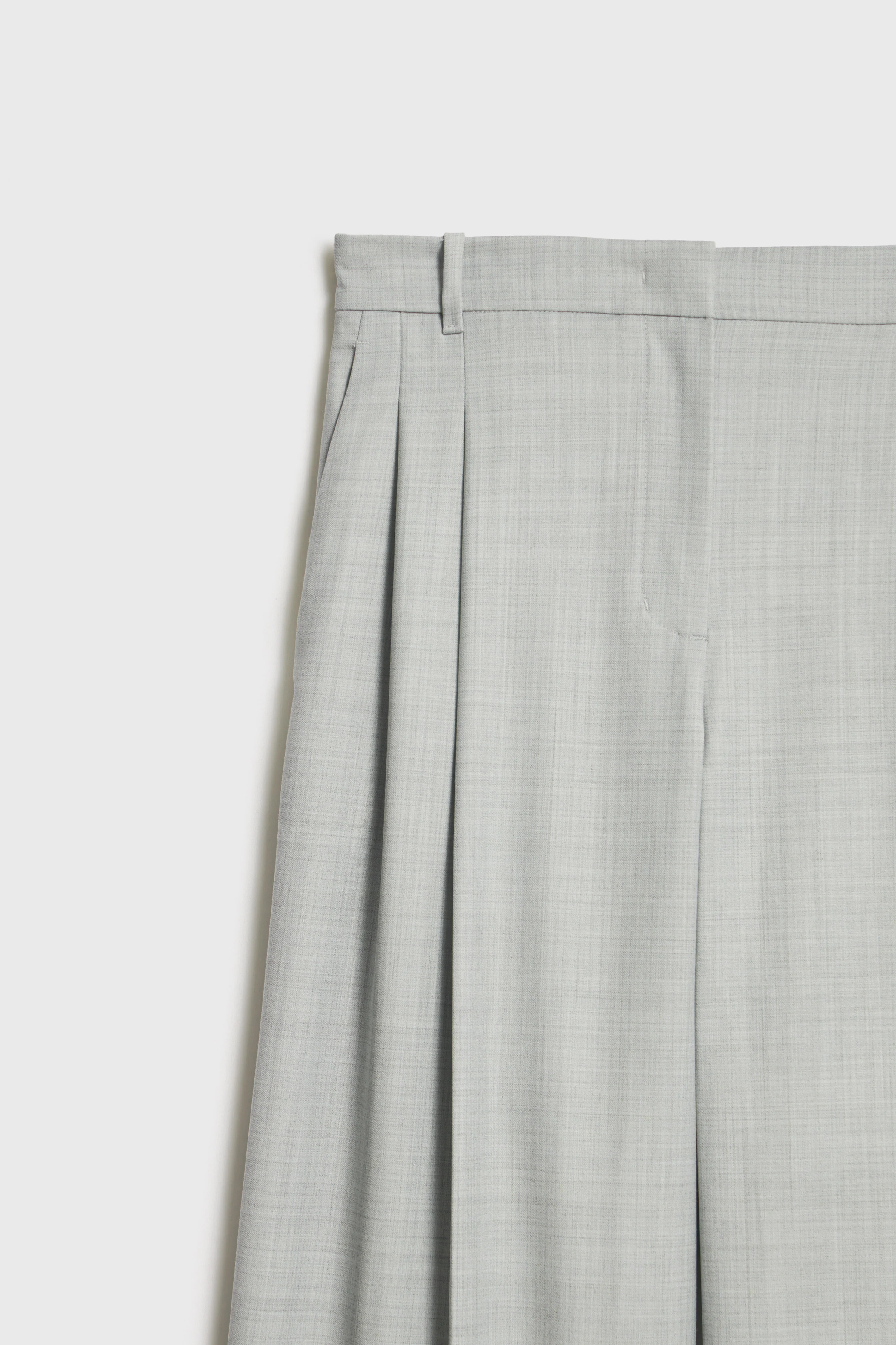 PLEATED WOOL-BLEND TROUSERS - Image 9