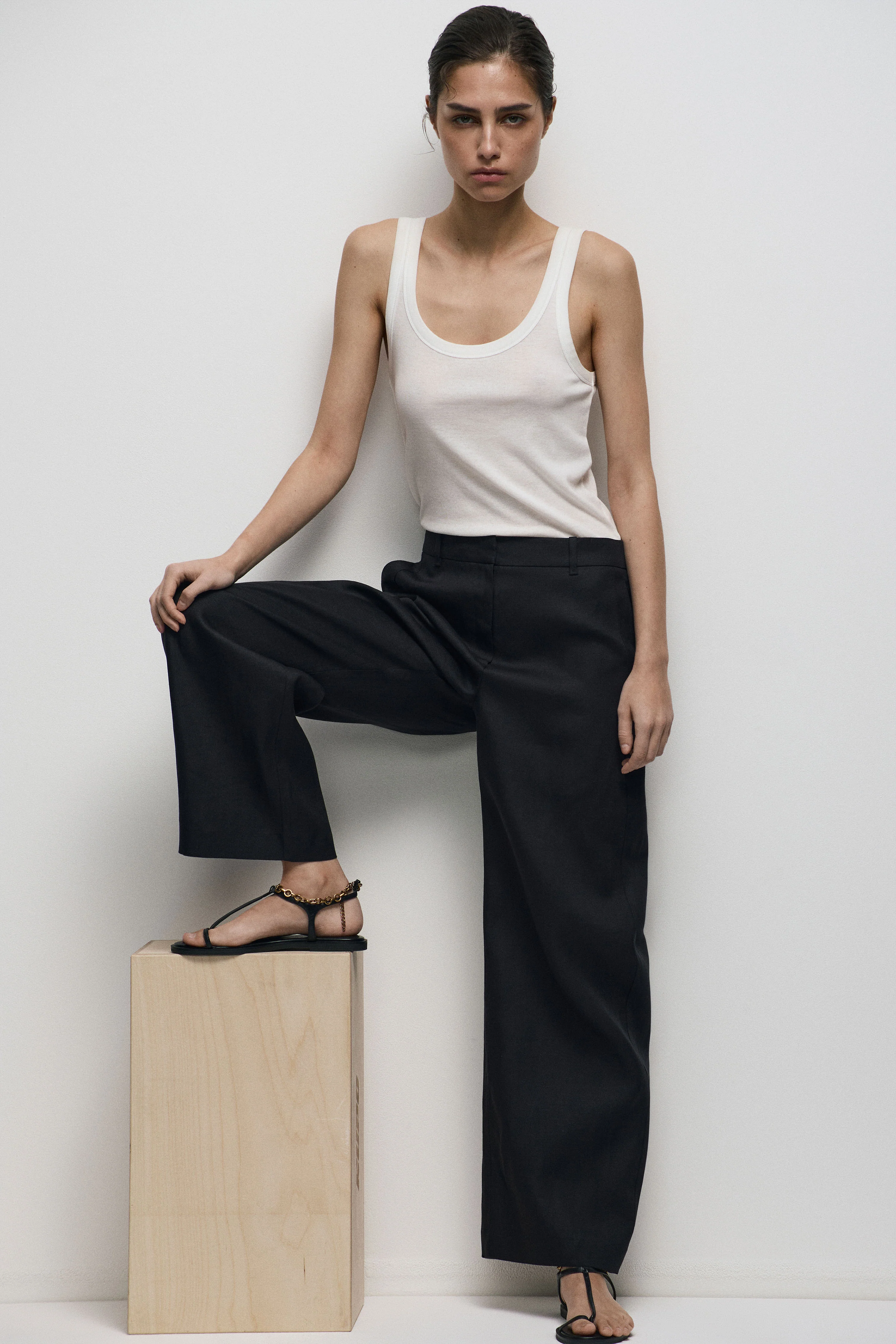 SHEEP LEATHER SANDALS - Image 2