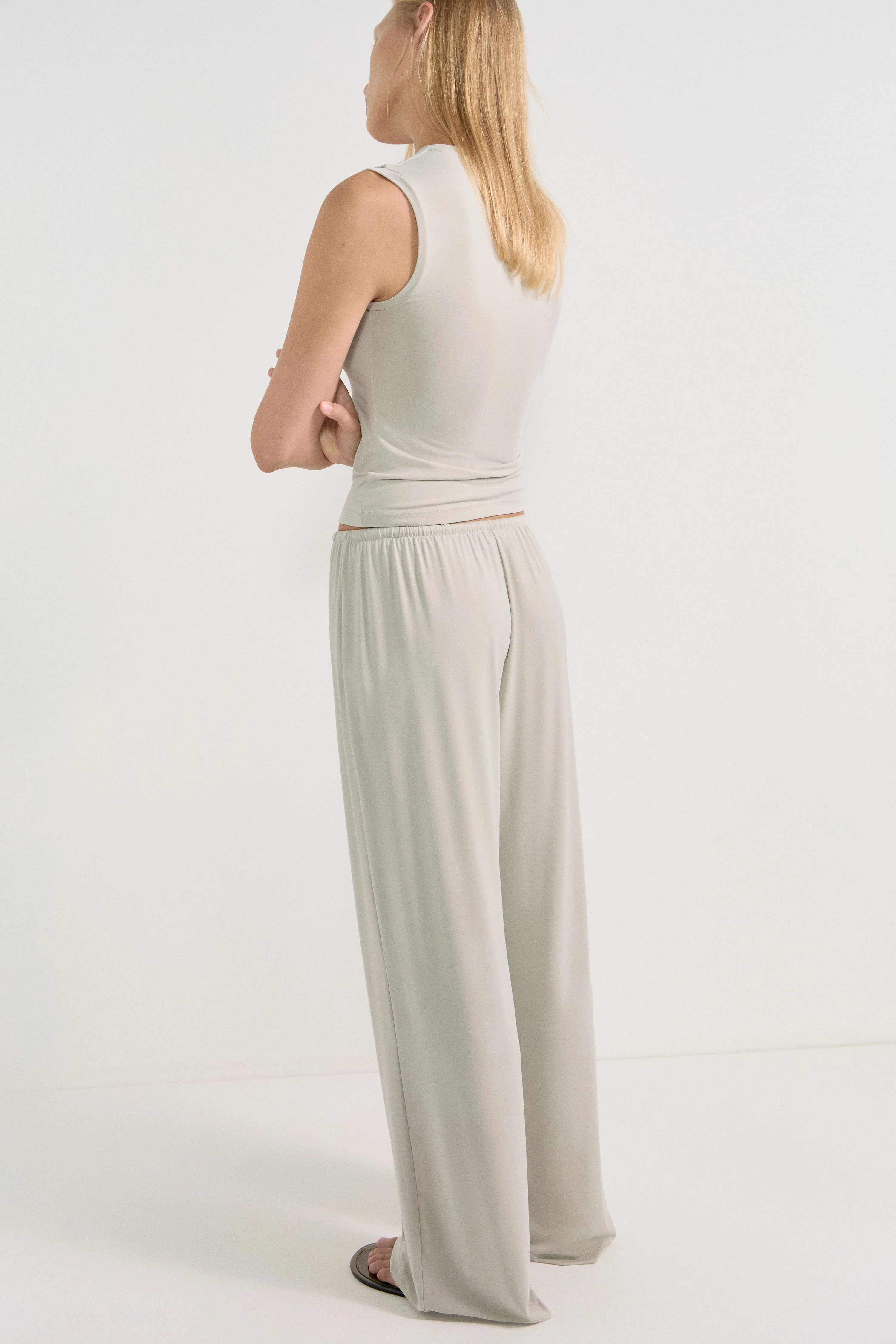 SLIM FIT JERSEY TOP - Image 3