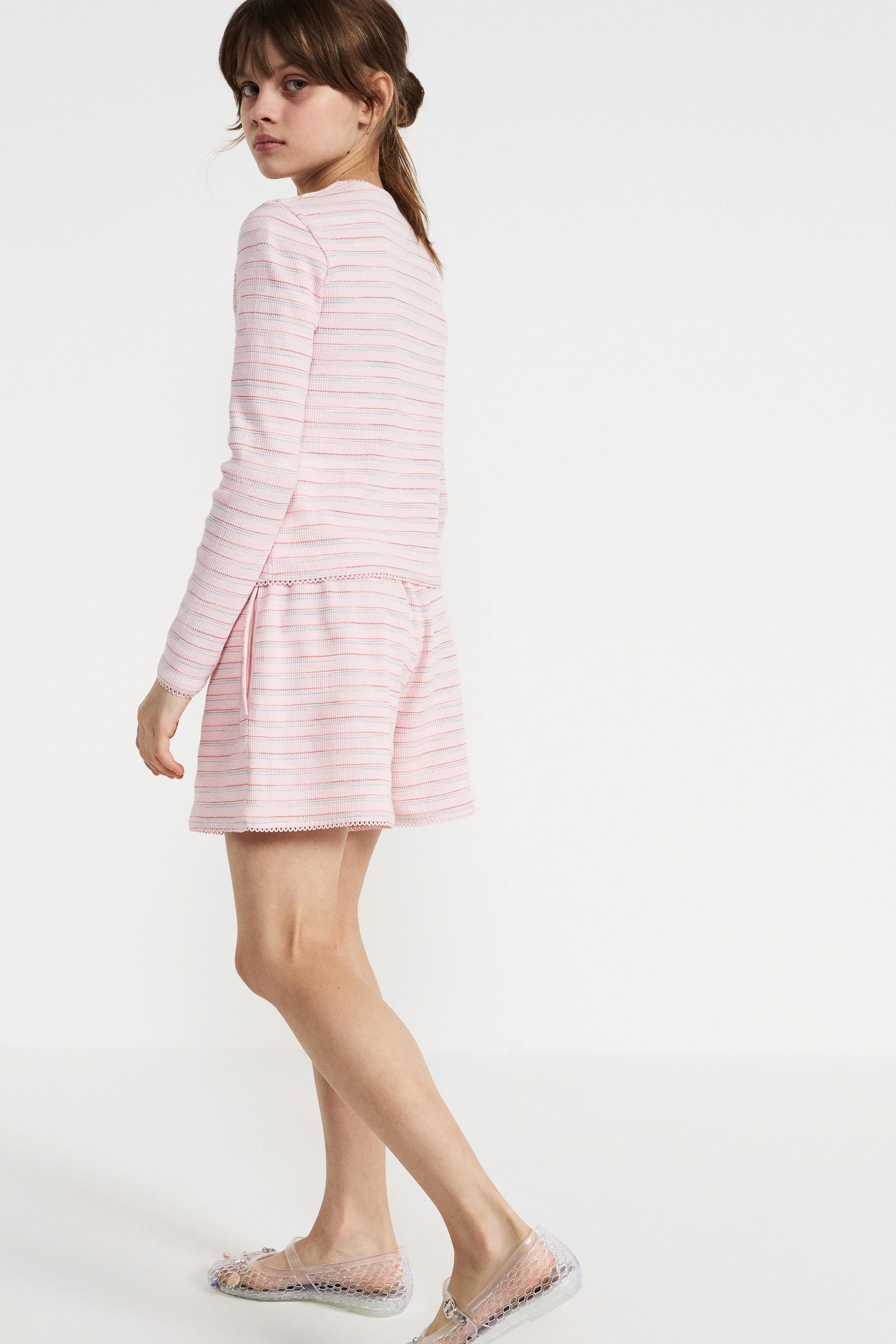 STRIPED STRAIGHT-LEG SHORTS - Image 3