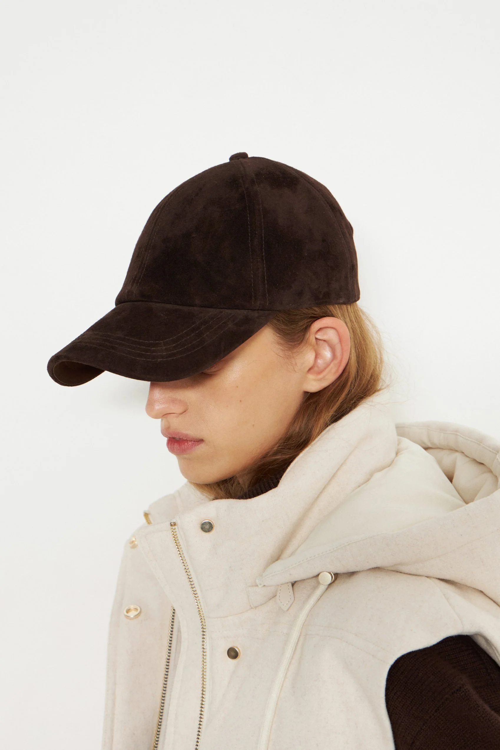 SUEDE BASEBALL CAP - Image 7