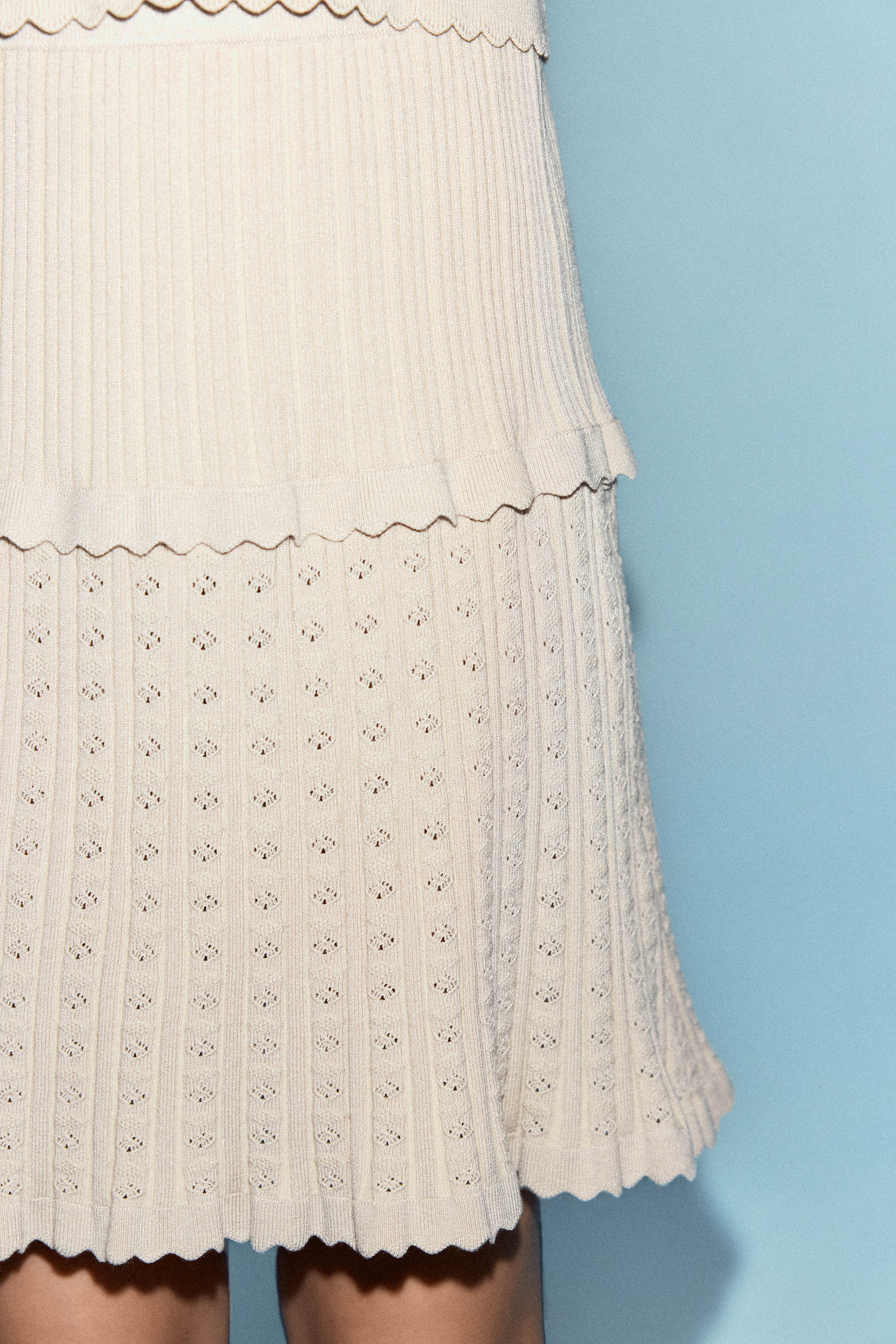 FINE-KNIT VISCOSE SKIRT - Image 2