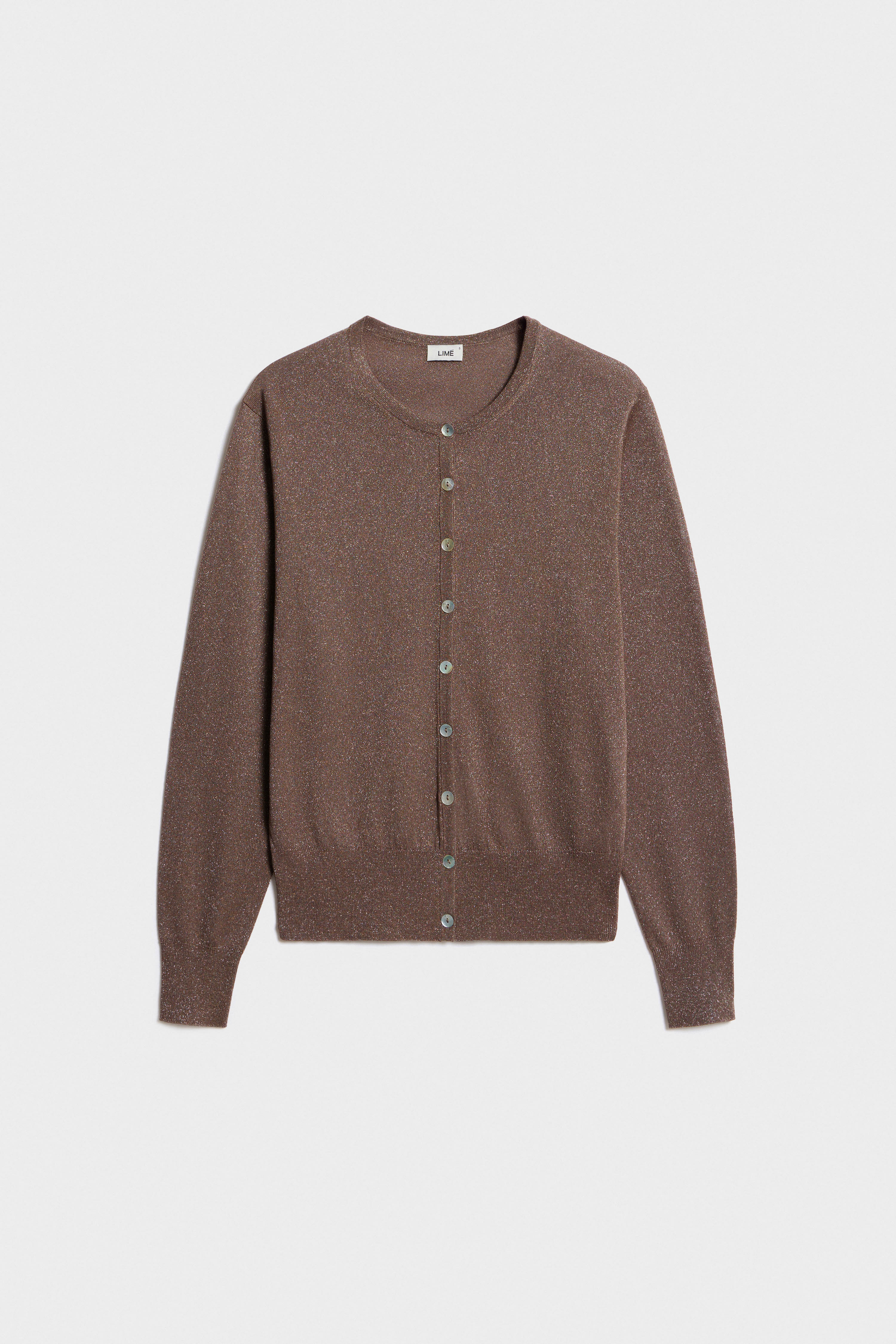 KNITTED LYOCELL METALLIC CARDIGAN - Image 6