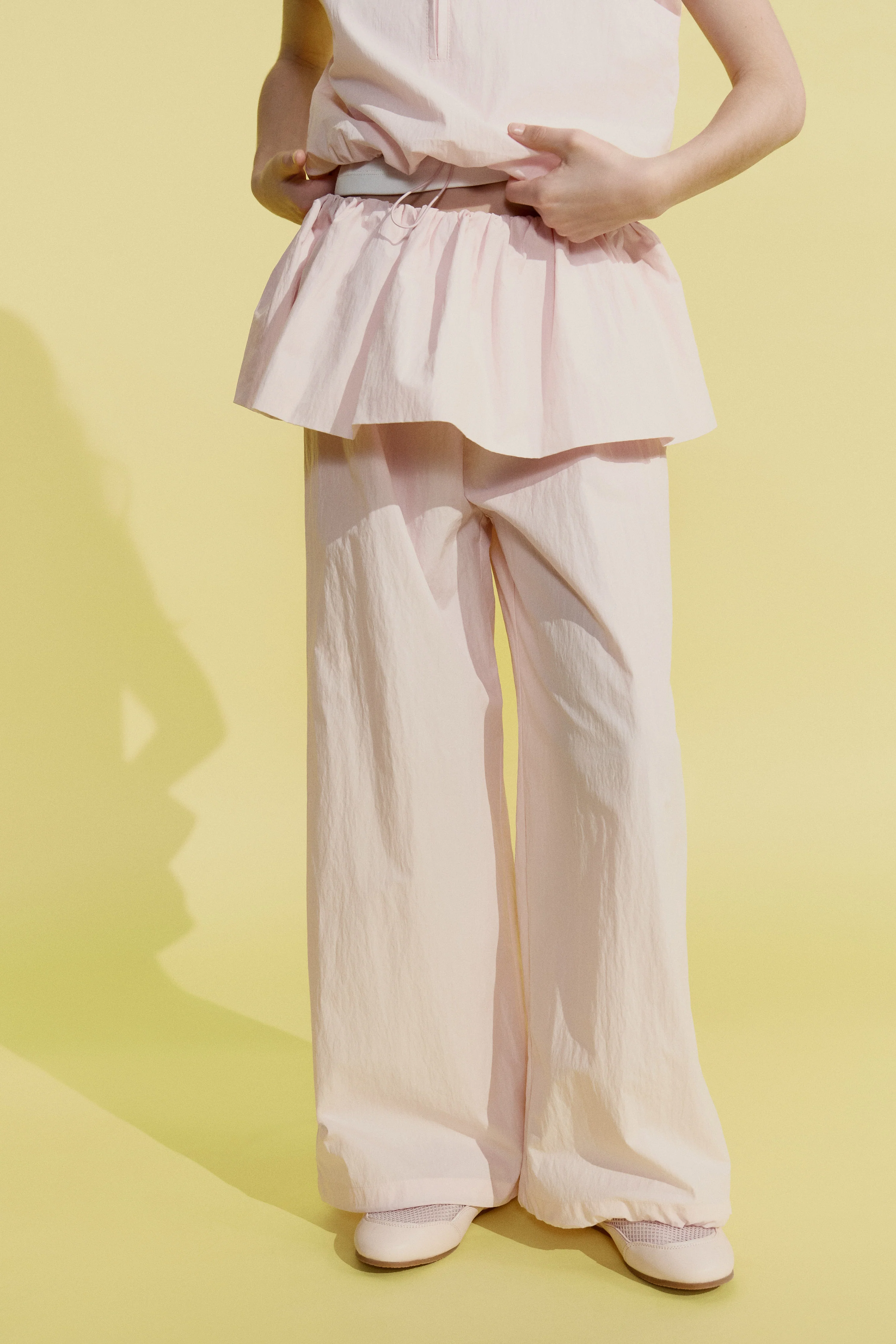 WIDE-LEG COTTON TROUSERS - Image 2
