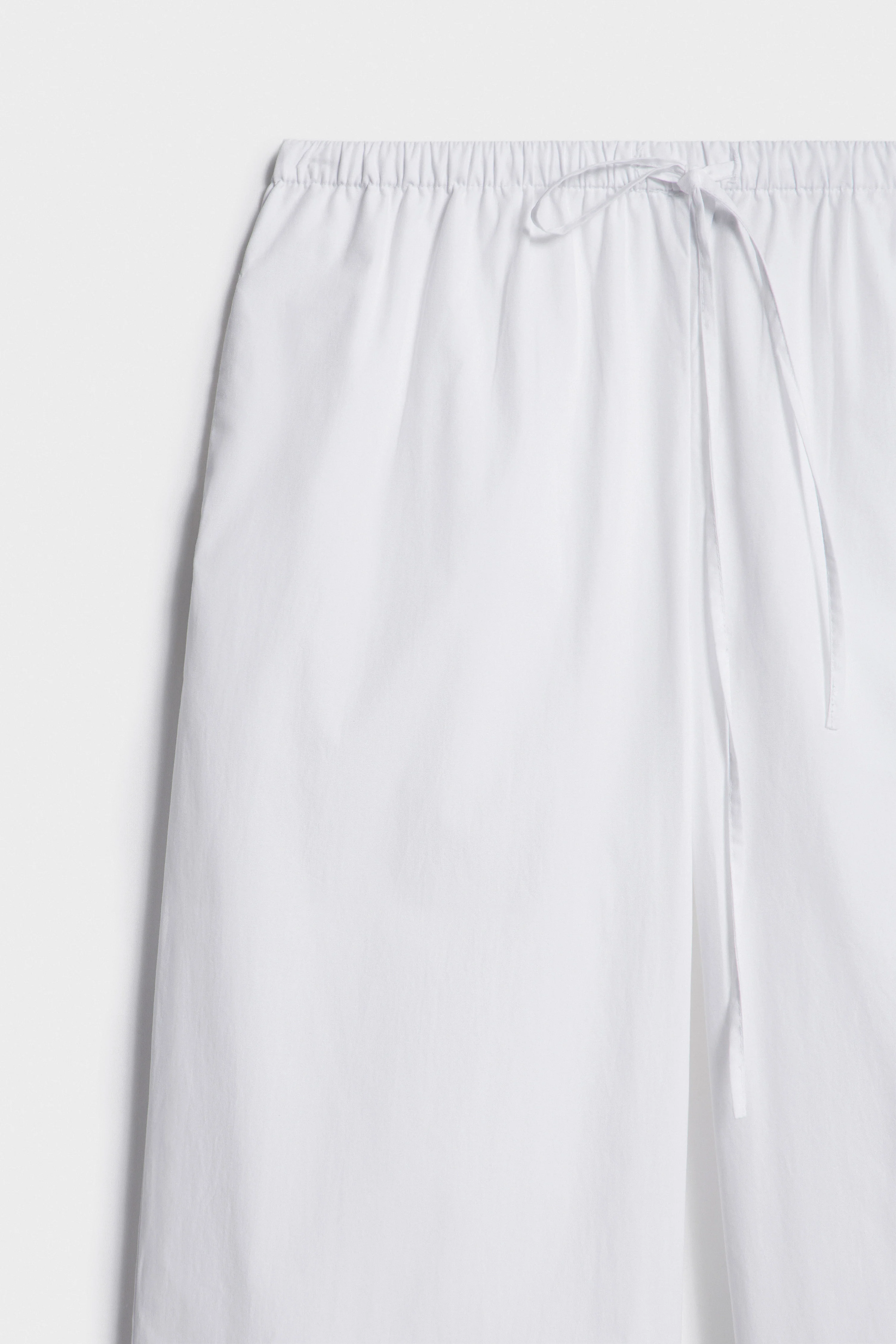 EMBROIDERY-DETAIL COTTON TROUSERS - Image 8