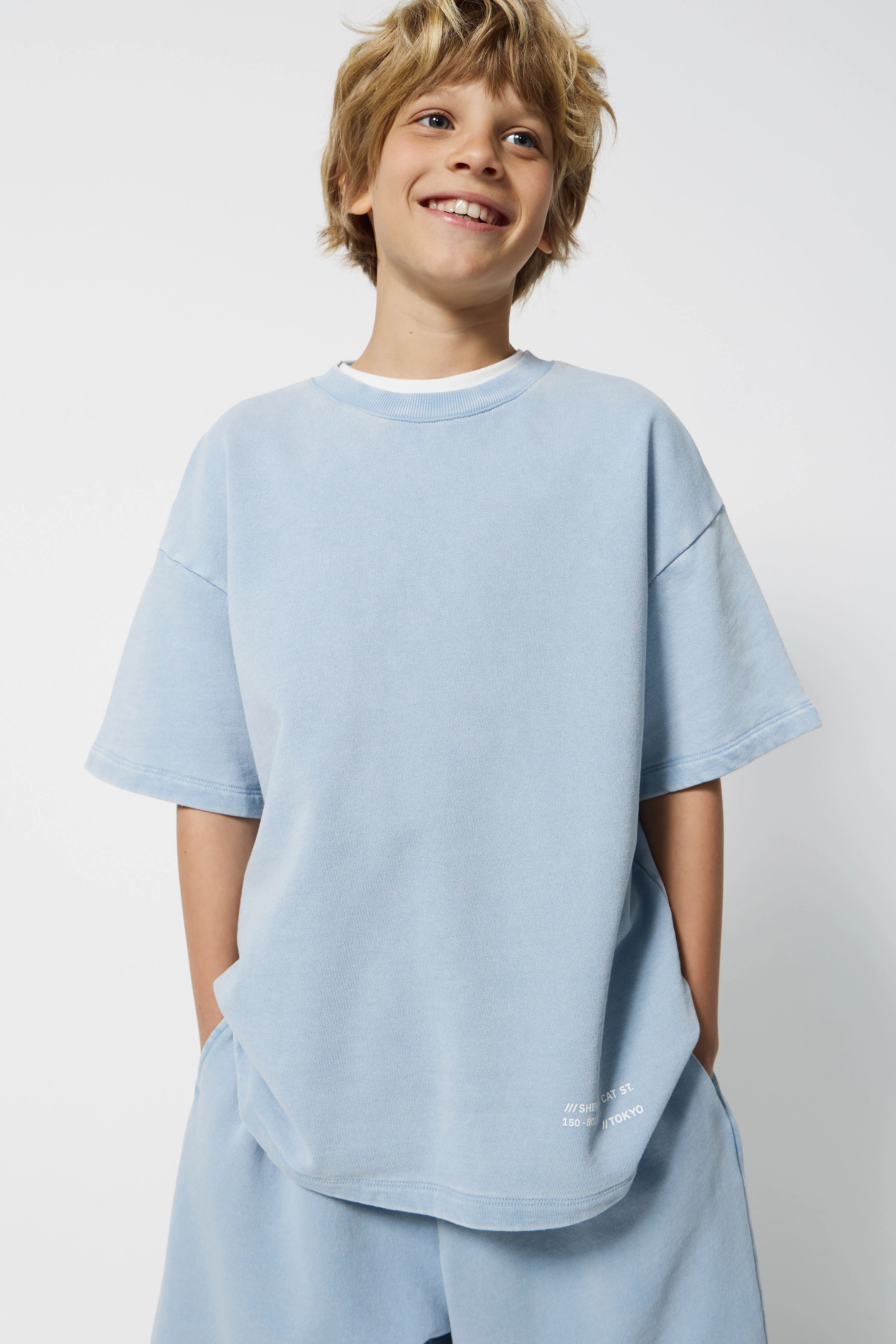 GARMENT DYE COTTON T-SHIRT