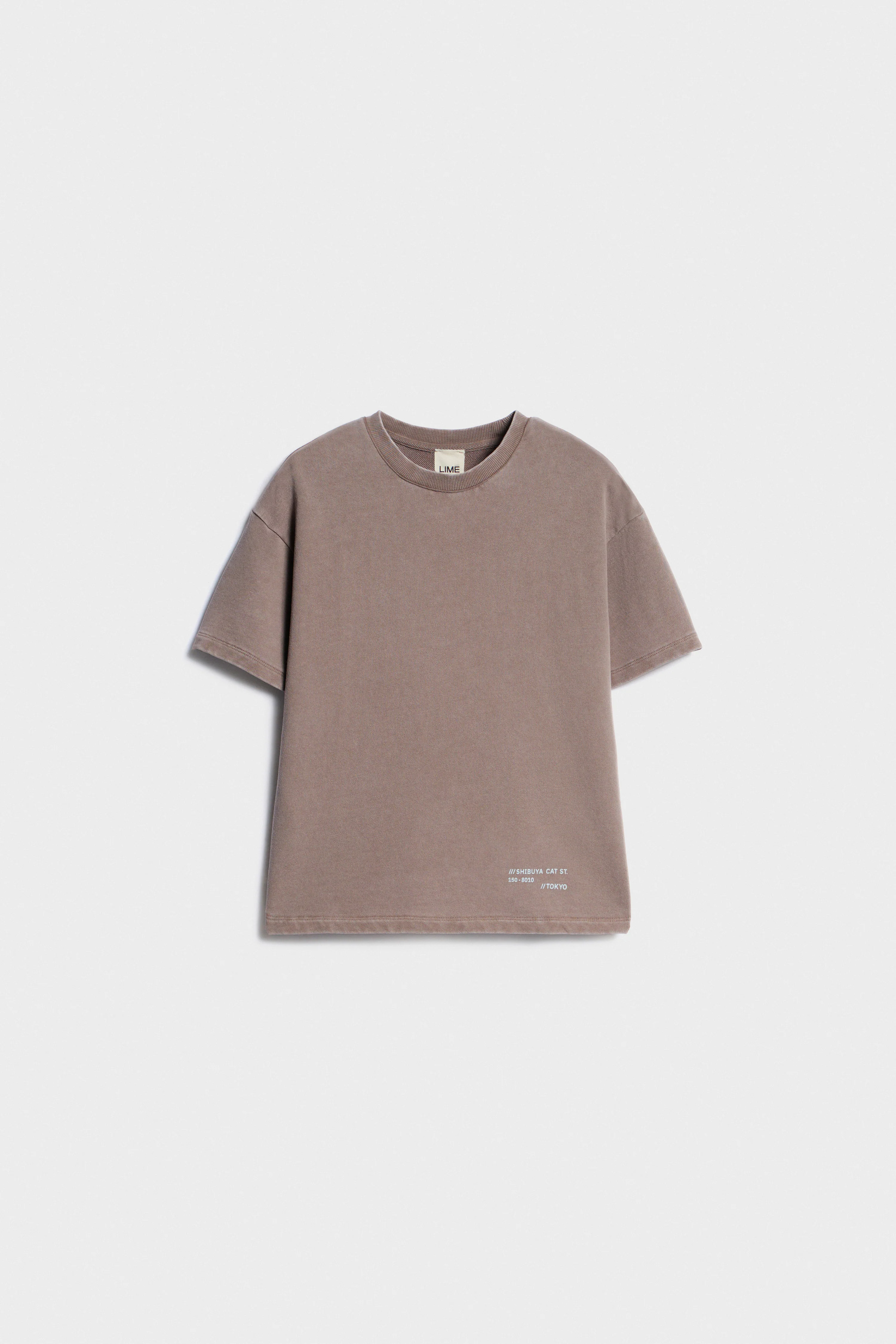 GARMENT DYE COTTON T-SHIRT