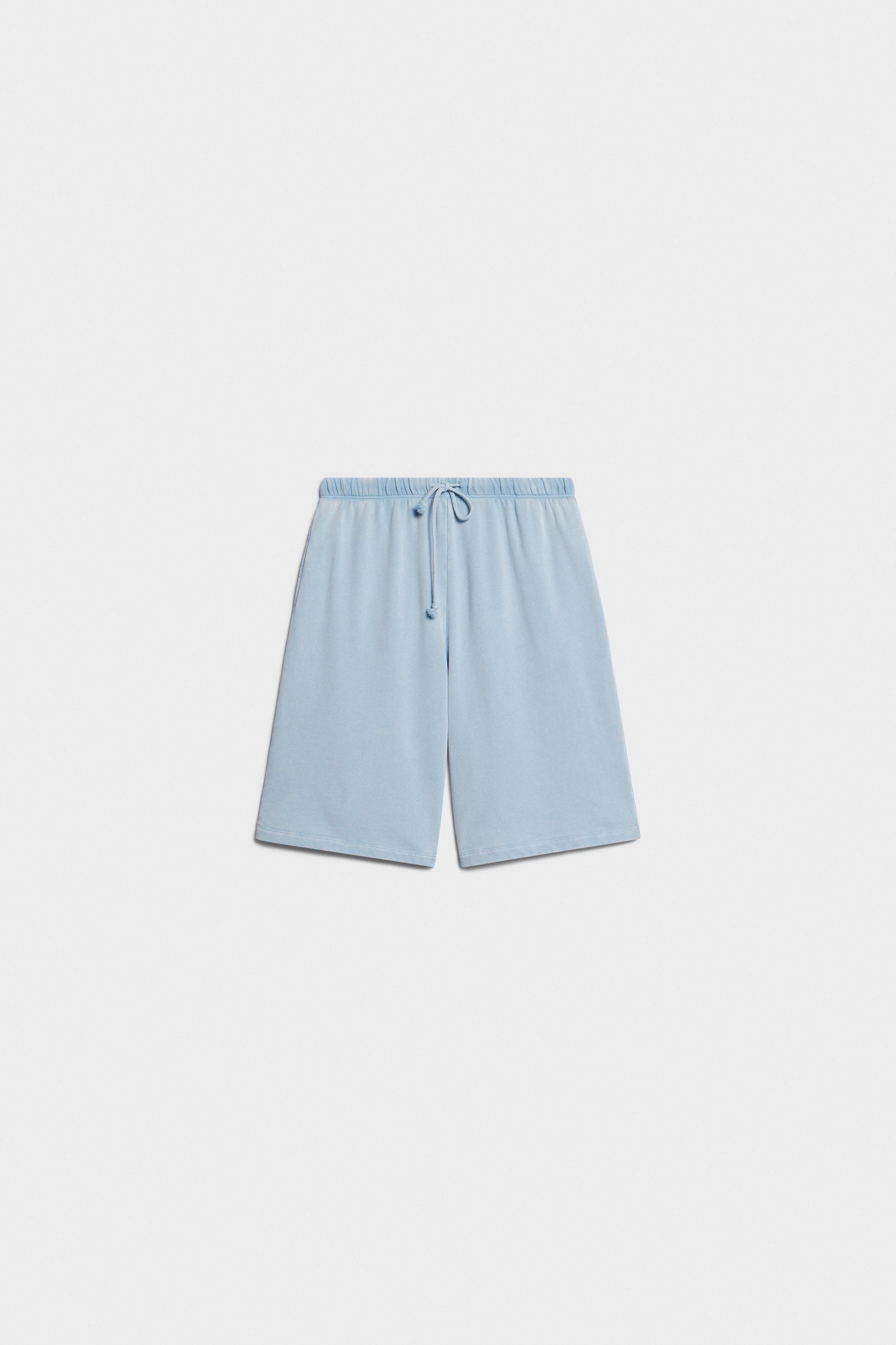 GARMENT DYE COTTON SWEATSHORTS - Image 4