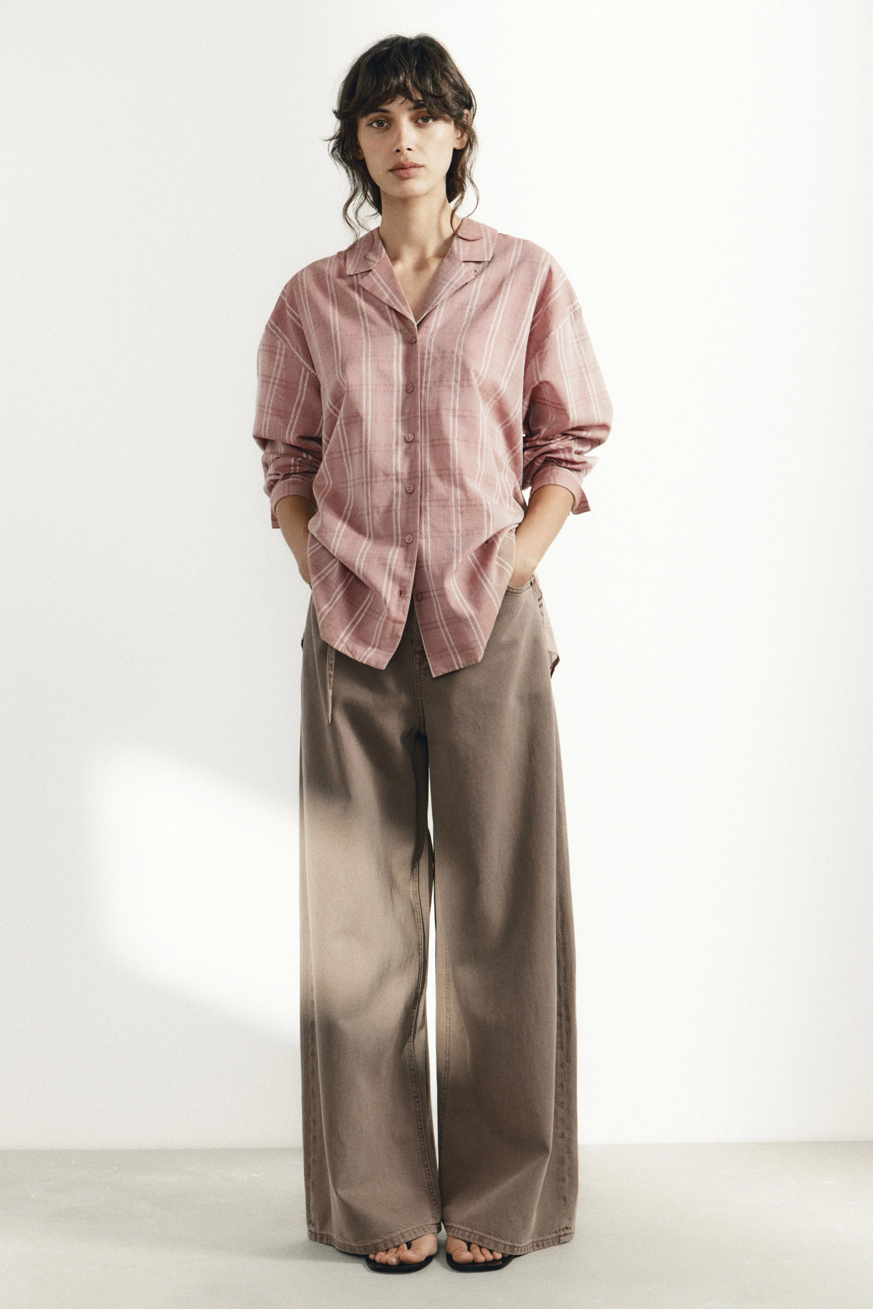 LAPEL COLLAR COTTON SHIRT - Image 3