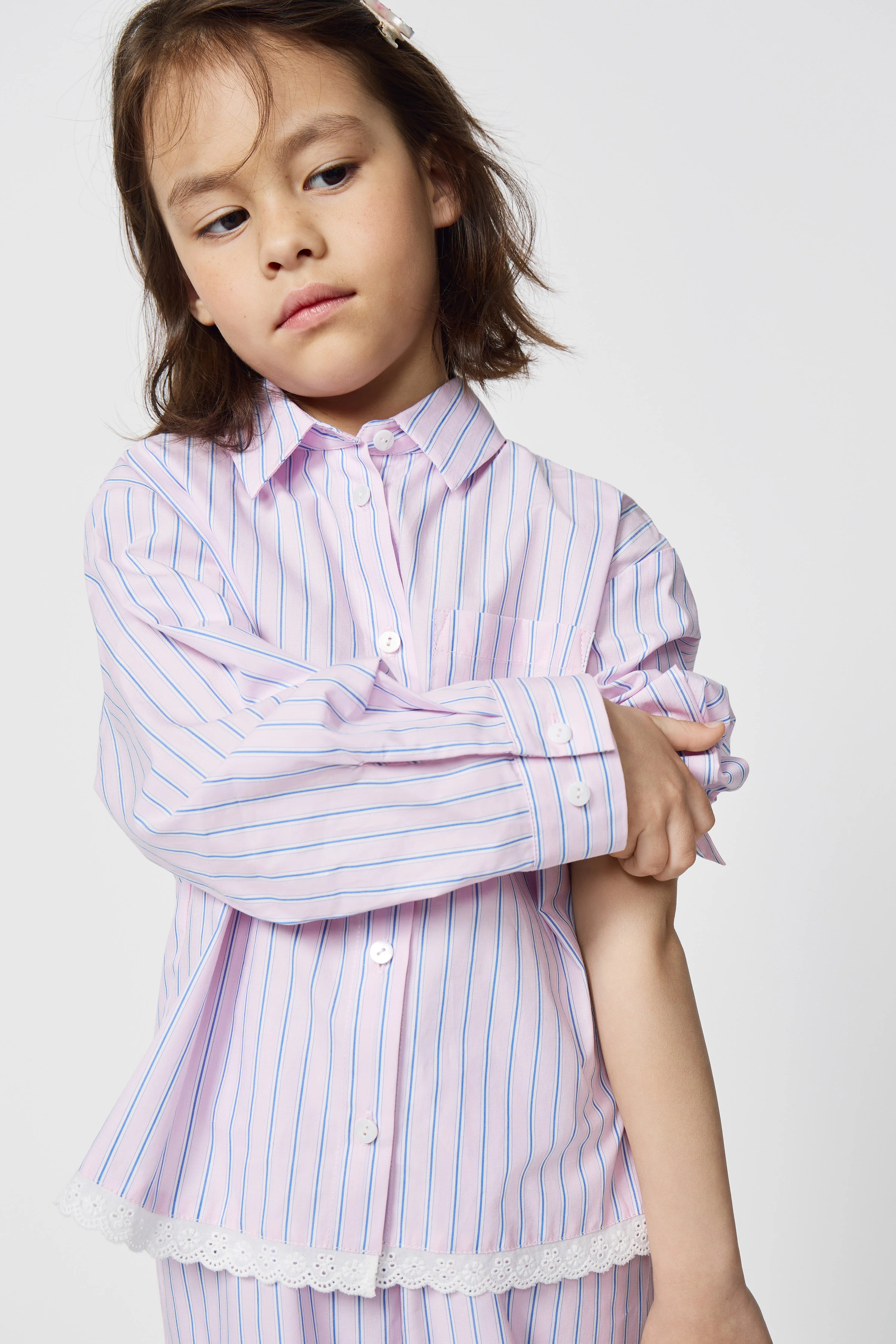 STRIPED COTTON SHIRT - Image 3