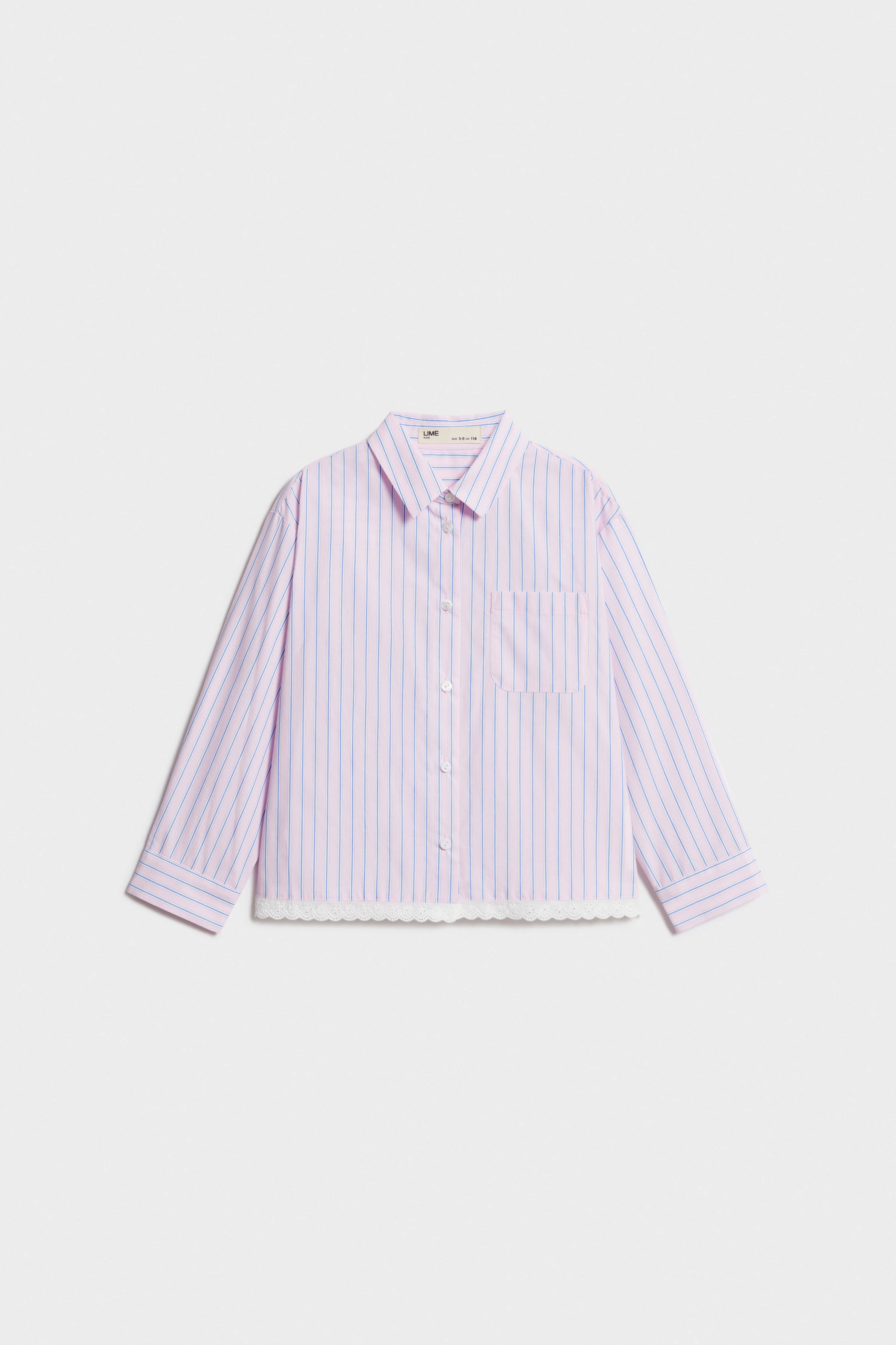 STRIPED COTTON SHIRT - Image 5