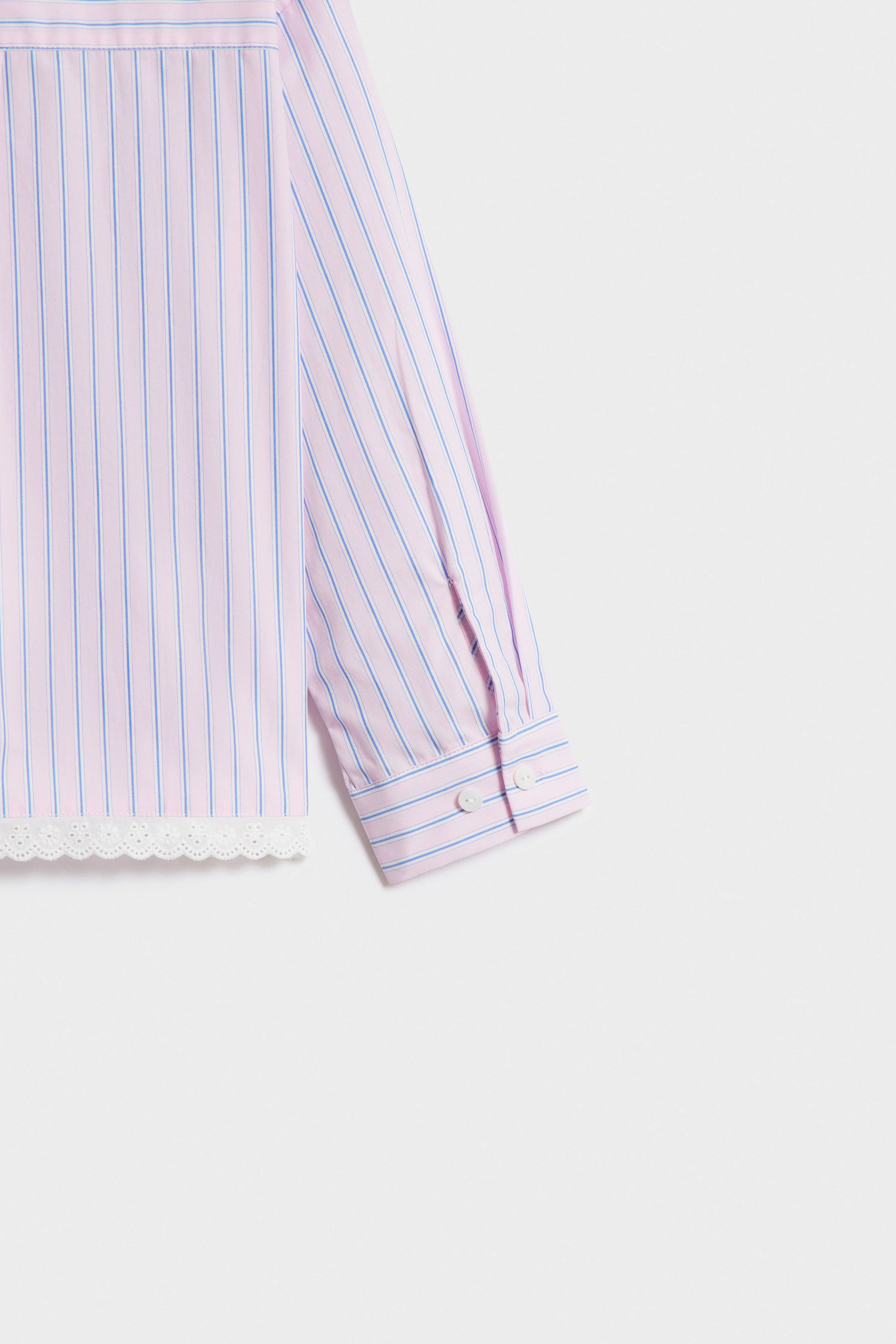 STRIPED COTTON SHIRT - Image 8