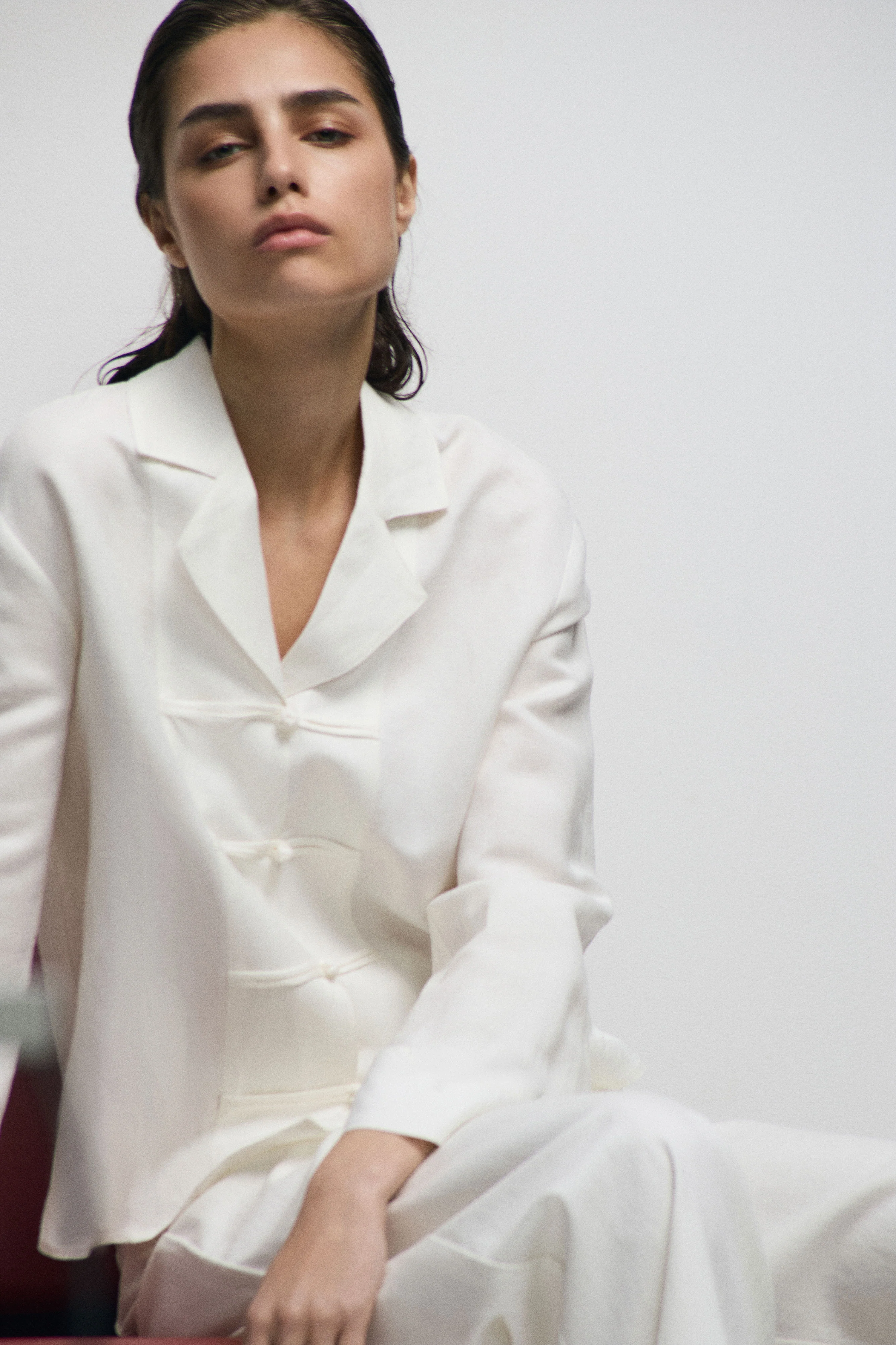 LINEN ORIENTAL-STYLE QIPAO SHIRT - Image 5