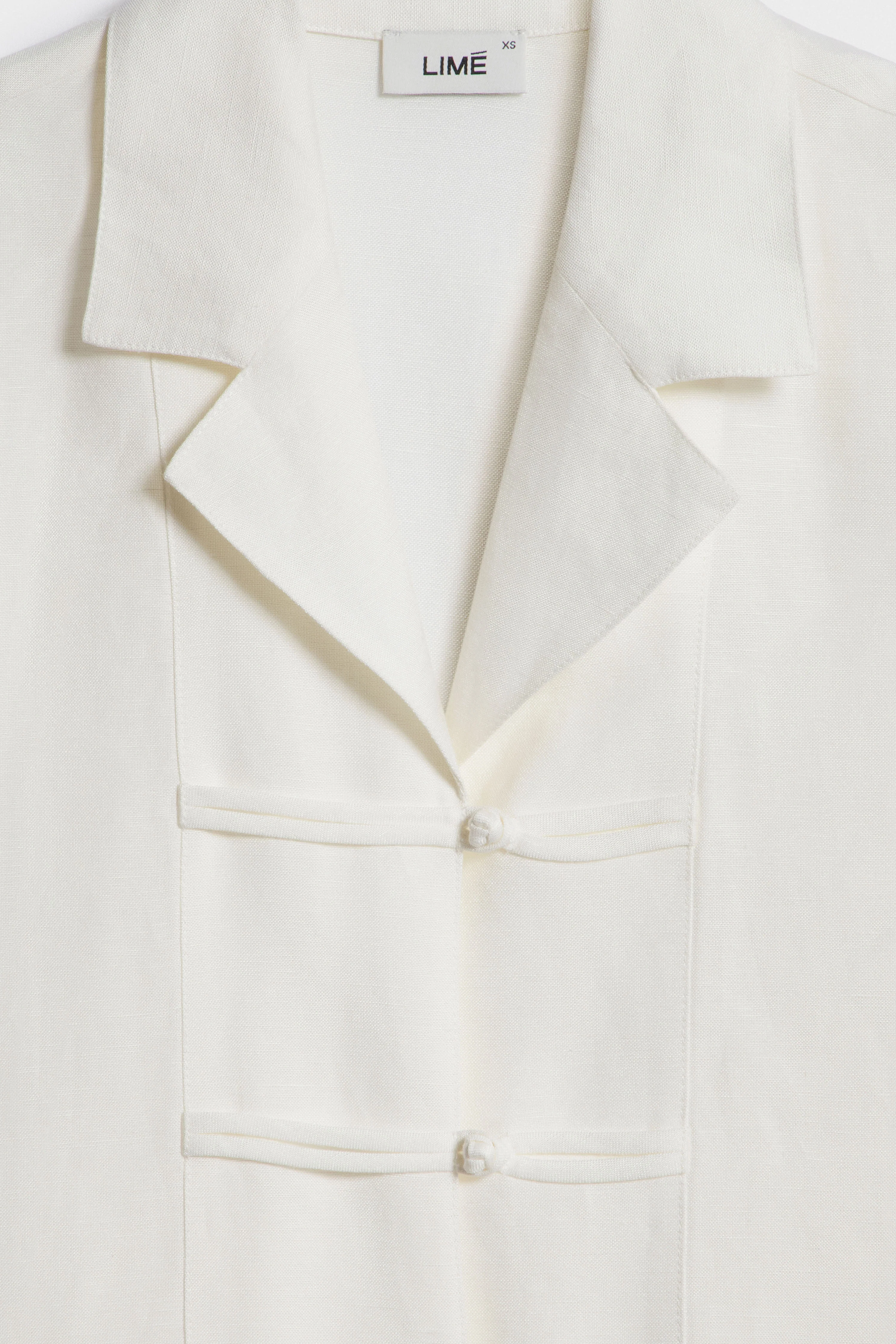 LINEN ORIENTAL-STYLE QIPAO SHIRT - Image 8